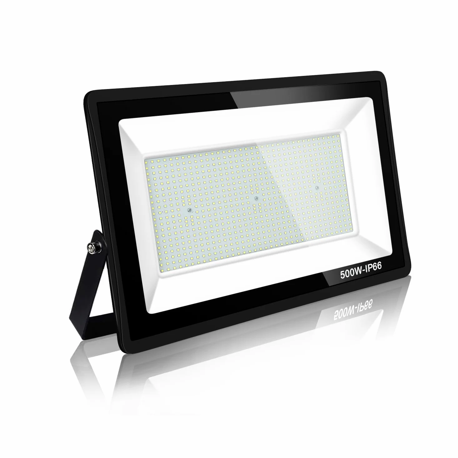 Zewnętrzny reflektor LED 500W: 50000LM 6000K IP66 Reflektory zewnętrzne | Zewnętrzne oświetlenie punktowe do ogrodów, tarasów, garaży, oszczędność energii