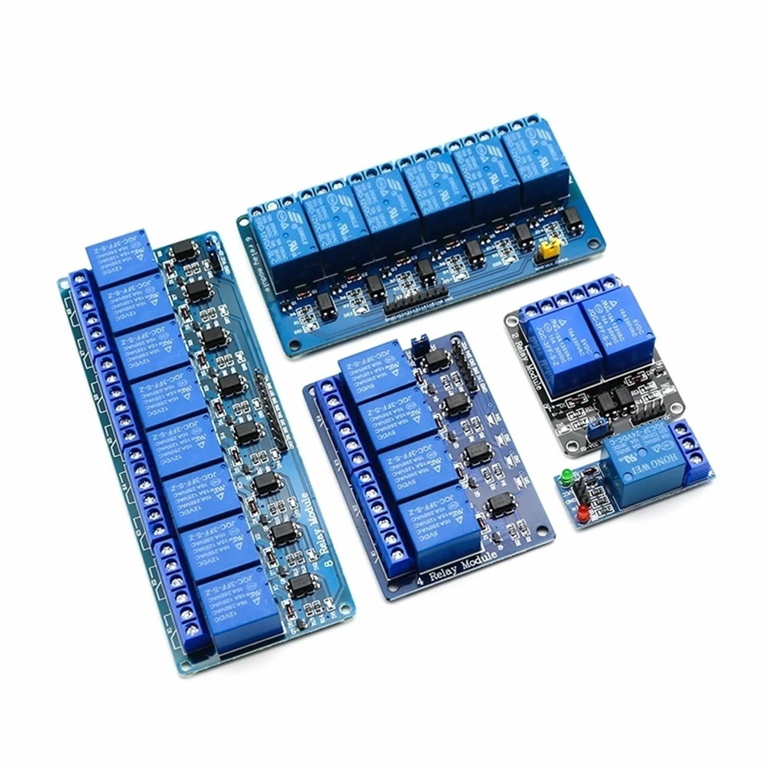 Moduł przekaźnikowy 5 V 12 V 24 V z wyjściem transoptora 1 2 4 6 8 16 Way 1 szt. (12 V, 4-drożny)