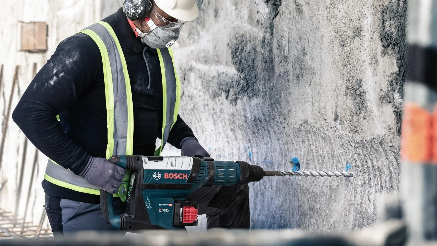 Bosch Professional Wiertło SDS max-4 (do betonu, M4, 32 x 400 x 520 mm, Akcesoria do młotów)