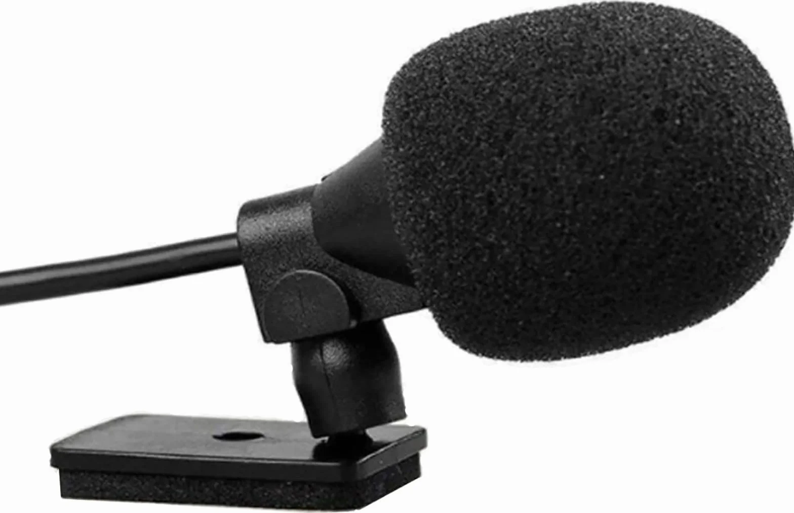 Mikrofon 3,5 mm Montaż do Samochodowej Jednostki Głównej Bluetooth Radio Stereo GPS DVD Czarny MJ509D