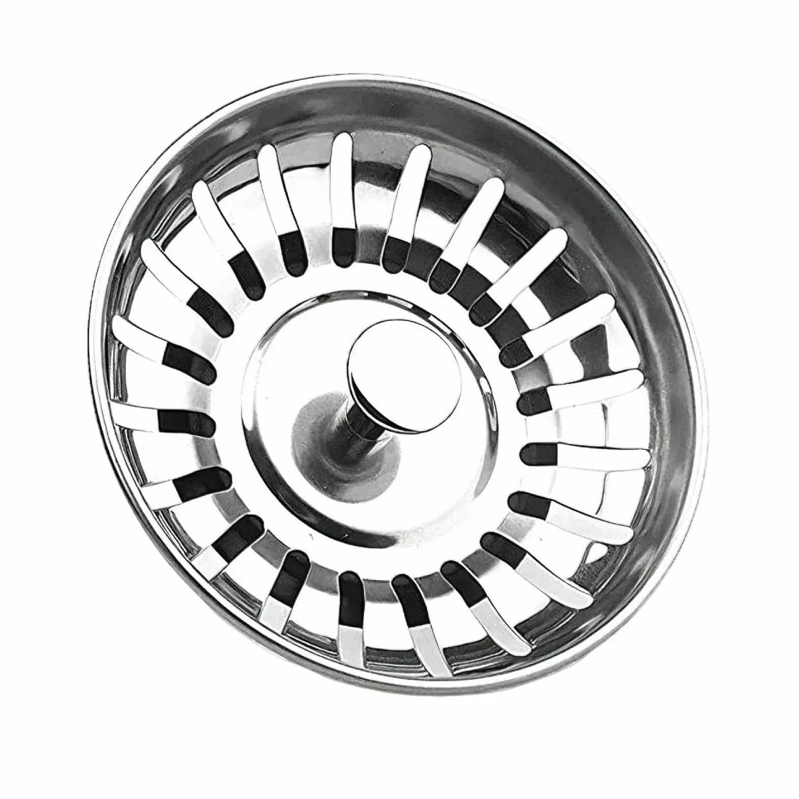 2 sztuki 78 mm, nasadka zlewozmywakowa ze stali nierdzewnej, wymienna nasadka do zlewu kuchennego, kompatybilna z otworami 78,3-80 mm, idealna do zatrzymywania wody i filtracji