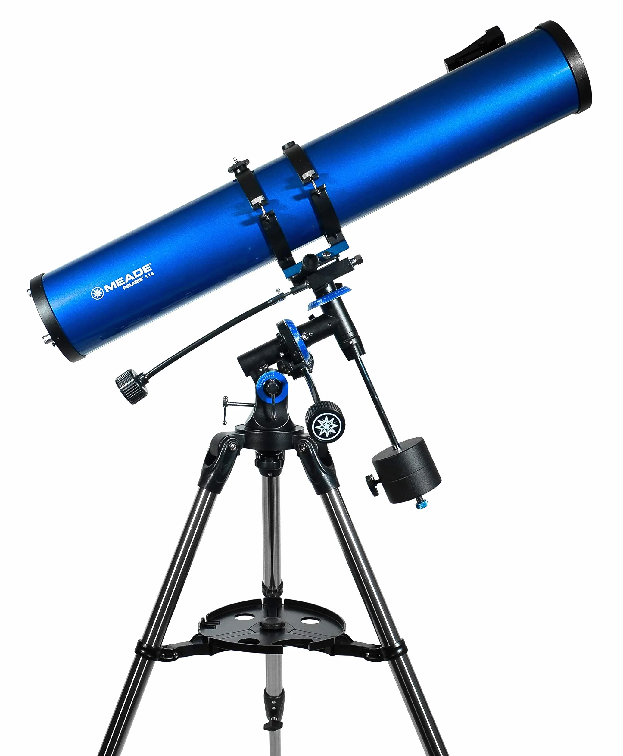 Teleskop reflektorowy Meade Instruments Polaris 127 EQ niebieski