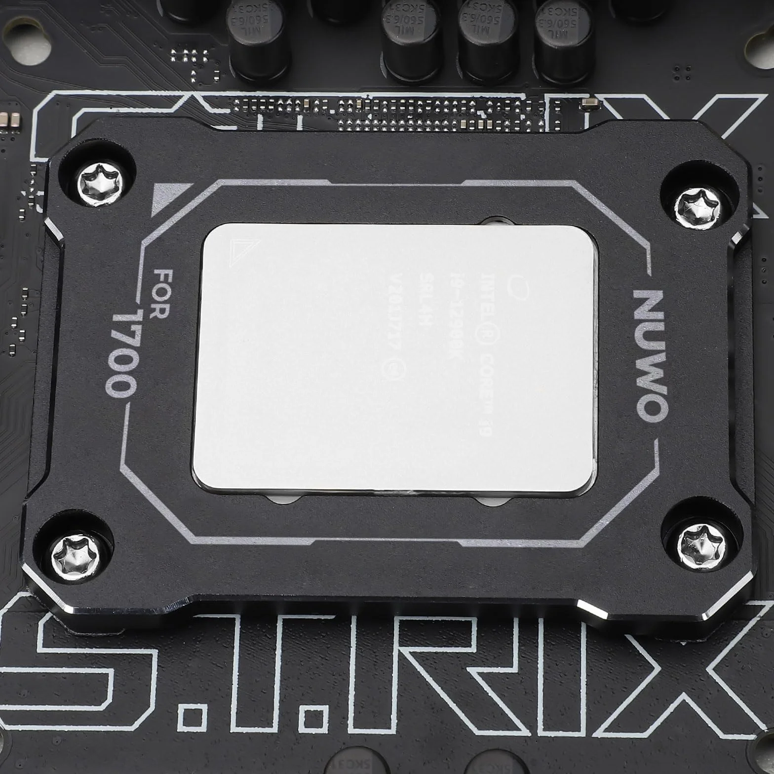 Nuwo FRCPU1700 Uchwyt mocujący do procesora LGA 1700, rama anty-zginająca 12/13/14 gen, czarny