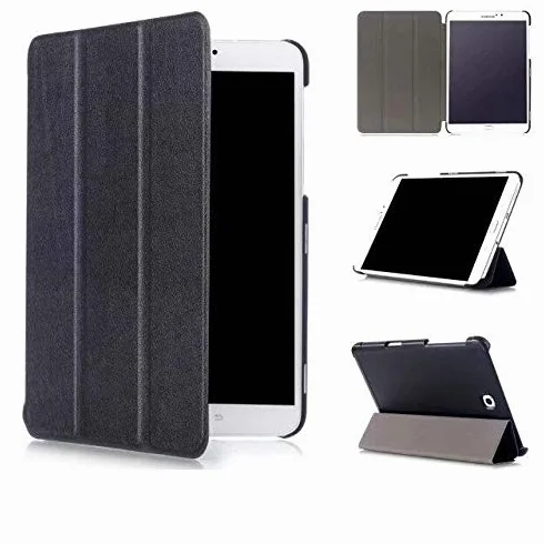 Etui Samsung Galaxy Tab S2 8 Cali Skórzany Pokrowiec ze Stojakiem T710 T715 T719 Czarny
