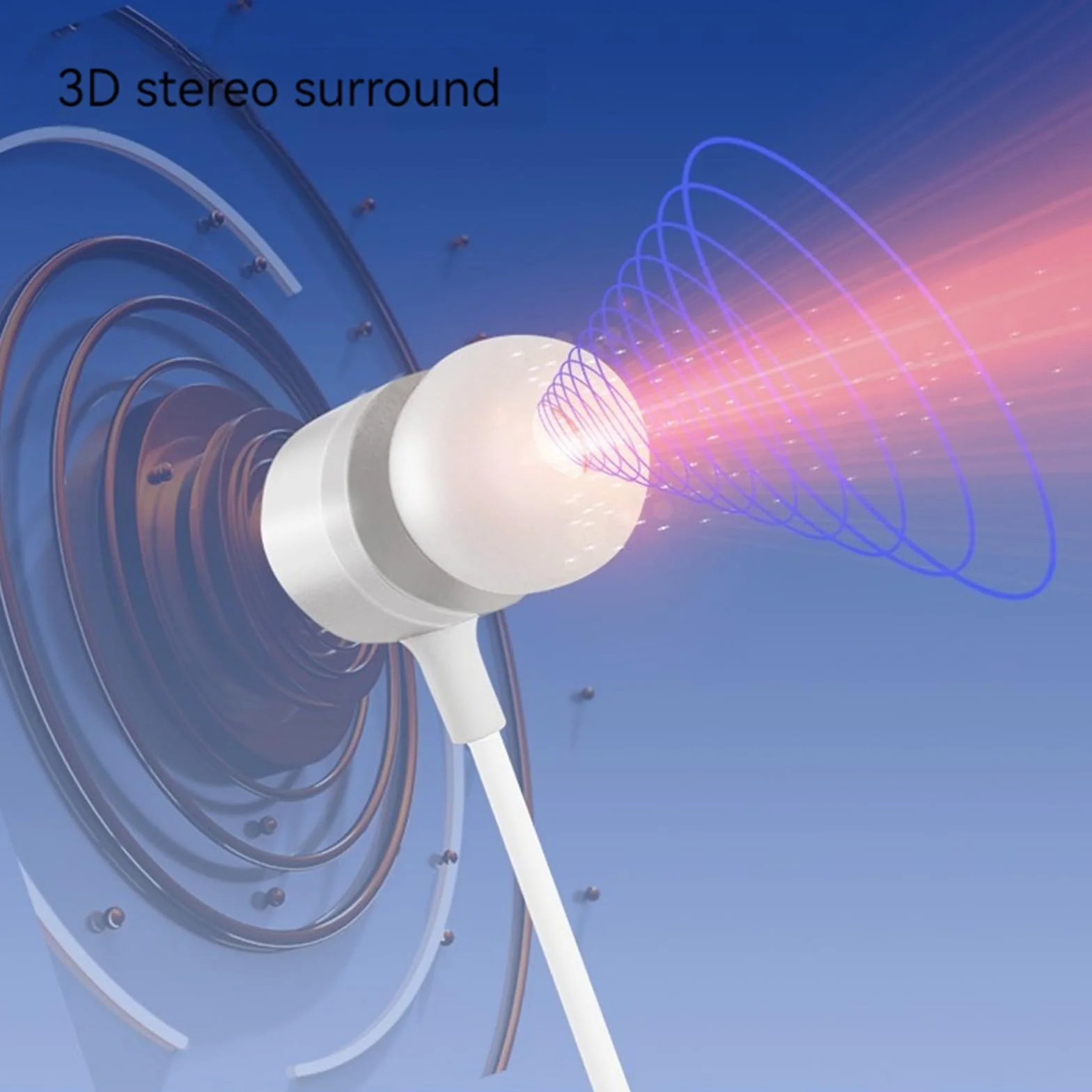 Słuchawki przewodowe do gier VR kompatybilne z Oculus/Meta Quest3, dźwięk stereo, 3D