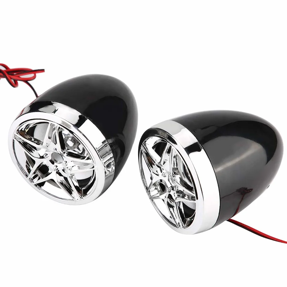 Motocyklowe głośniki motocyklowe Wodoodporny Bluetooth, uchwyt na kierownicę BT Odtwarzacz MP3 Audio Stereo Głośnik Wzmacniacz System USB TF Card Carrier
