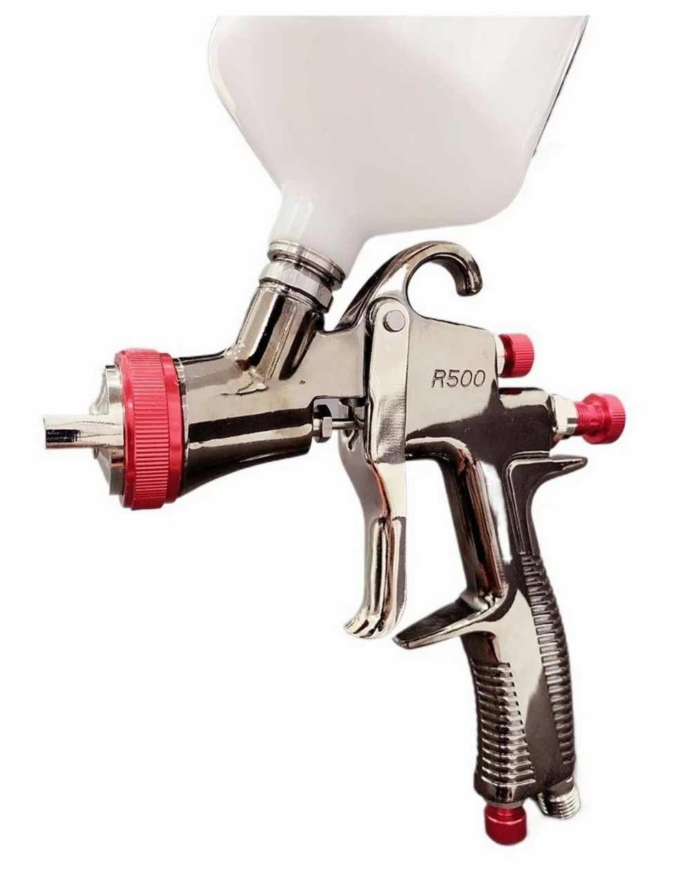 Pistolet Natryskowy, LVLP Air Spray Gun R500 Wykończenie samochodu Malarstwo 1.3mm Dysza 600cc Cup Grawitacja Motoryzacja Wykończenie Powierzchni Powierzchnia