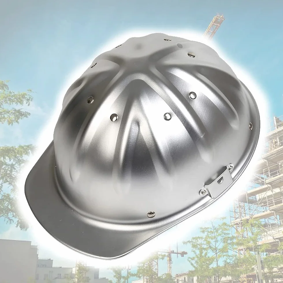 Kask ochronny, aluminiowy regulowany kask ochronny, kask roboczy, kask outdoorowy, górna część jest bezpieczniejsza i skuteczniejsza, aby zapobiec przebiciom