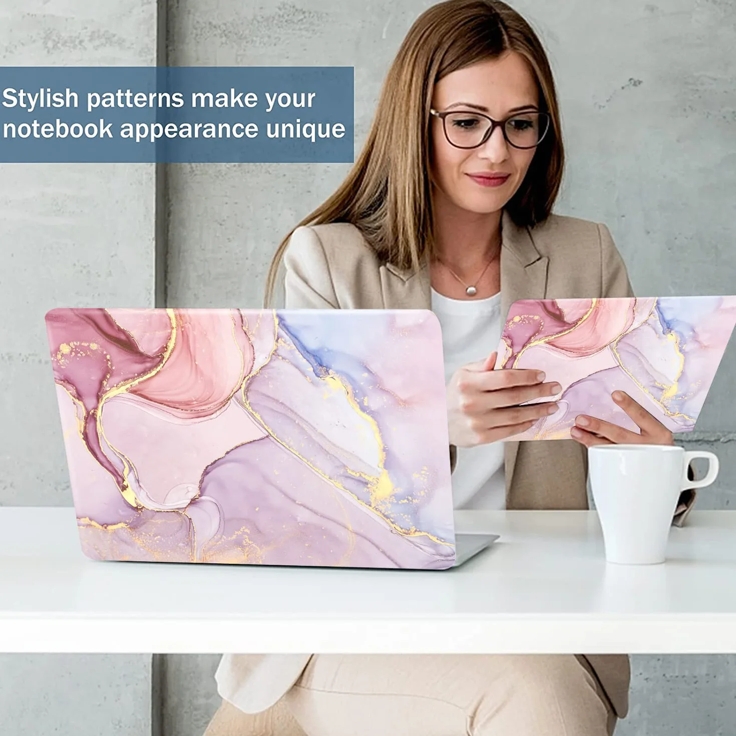 Naklejki winylowe na laptopa 13, 13.3, 14, 15.4, wielokrotnego użytku