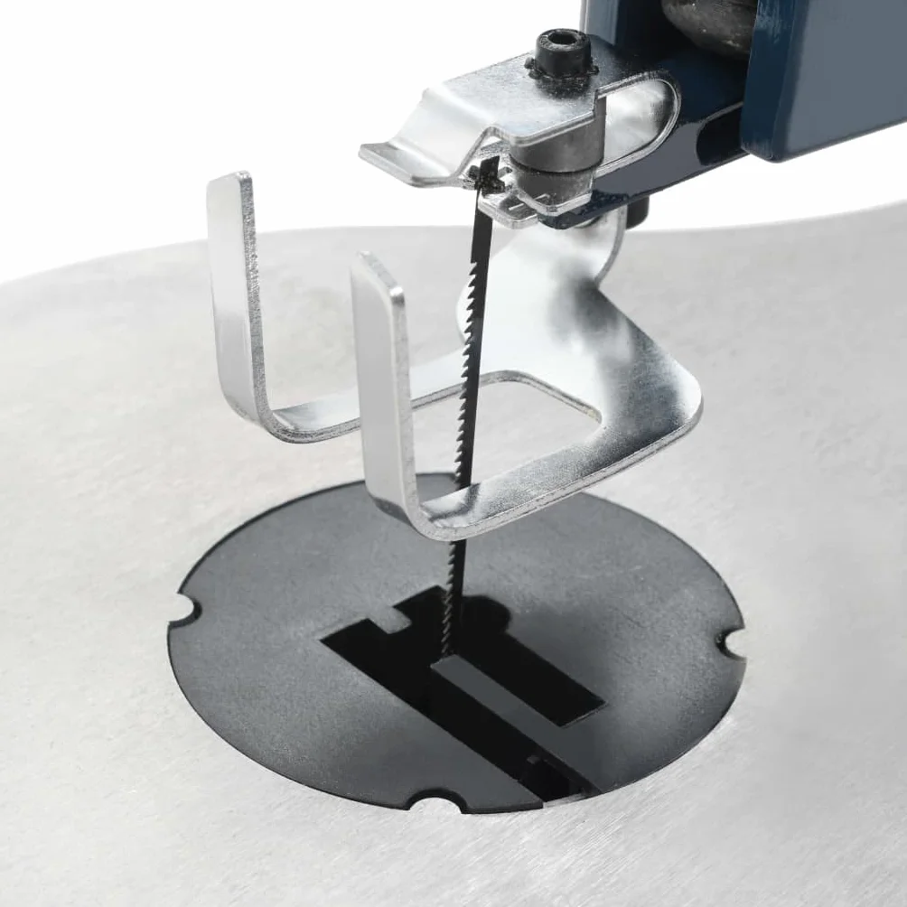 108-częściowy zestaw wyrzynarek o mocy 125 W, stół warsztatowy 252 mm, regulowana prędkość, aluminiowy stół warsztatowy obrotowy 0-45°, idealny do drewna, modelarstwa, majsterkowiczów i