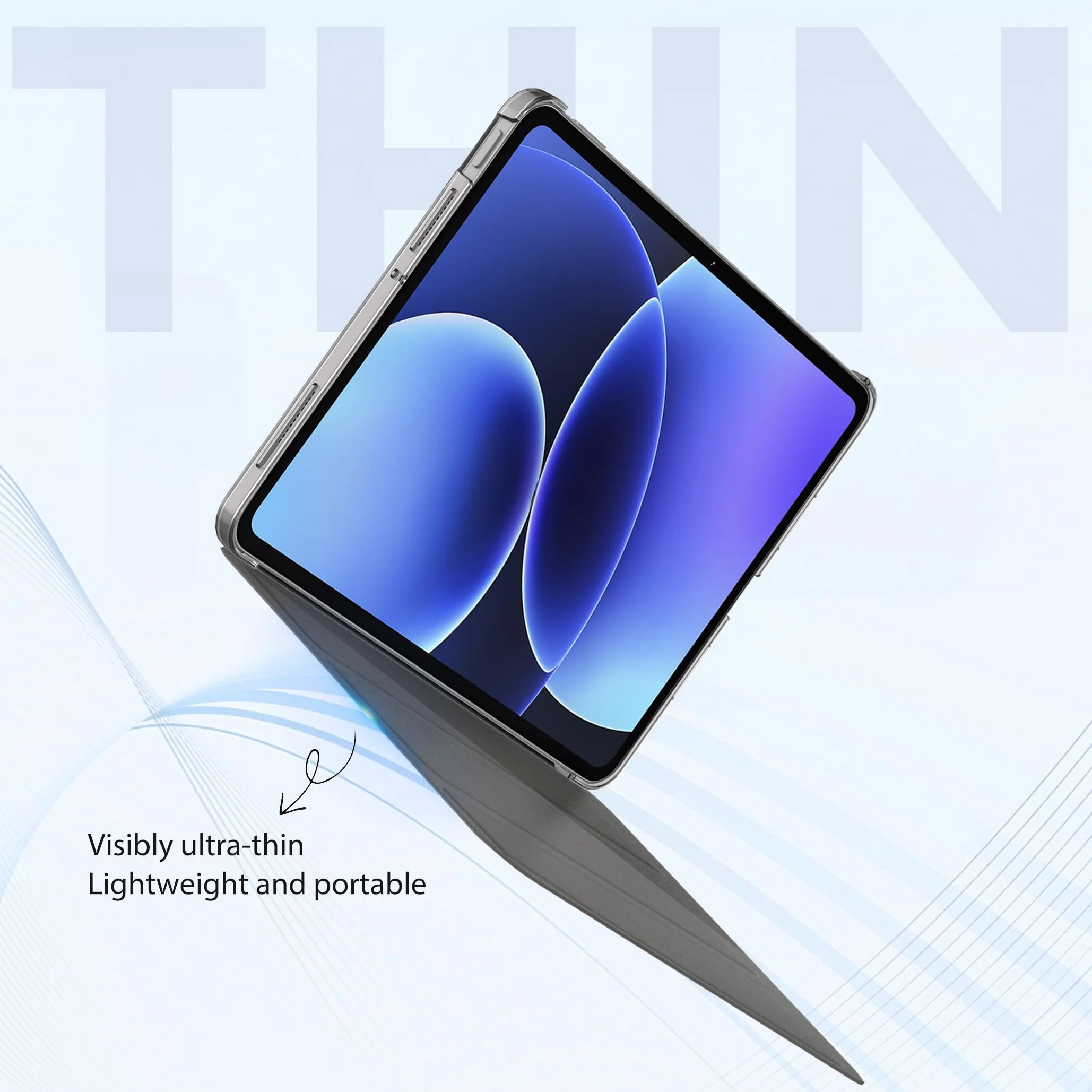 EasyAcc Etui do Xiaomi Mi Pad 7/7 Pro 11,2" 2024 matowe czarne
