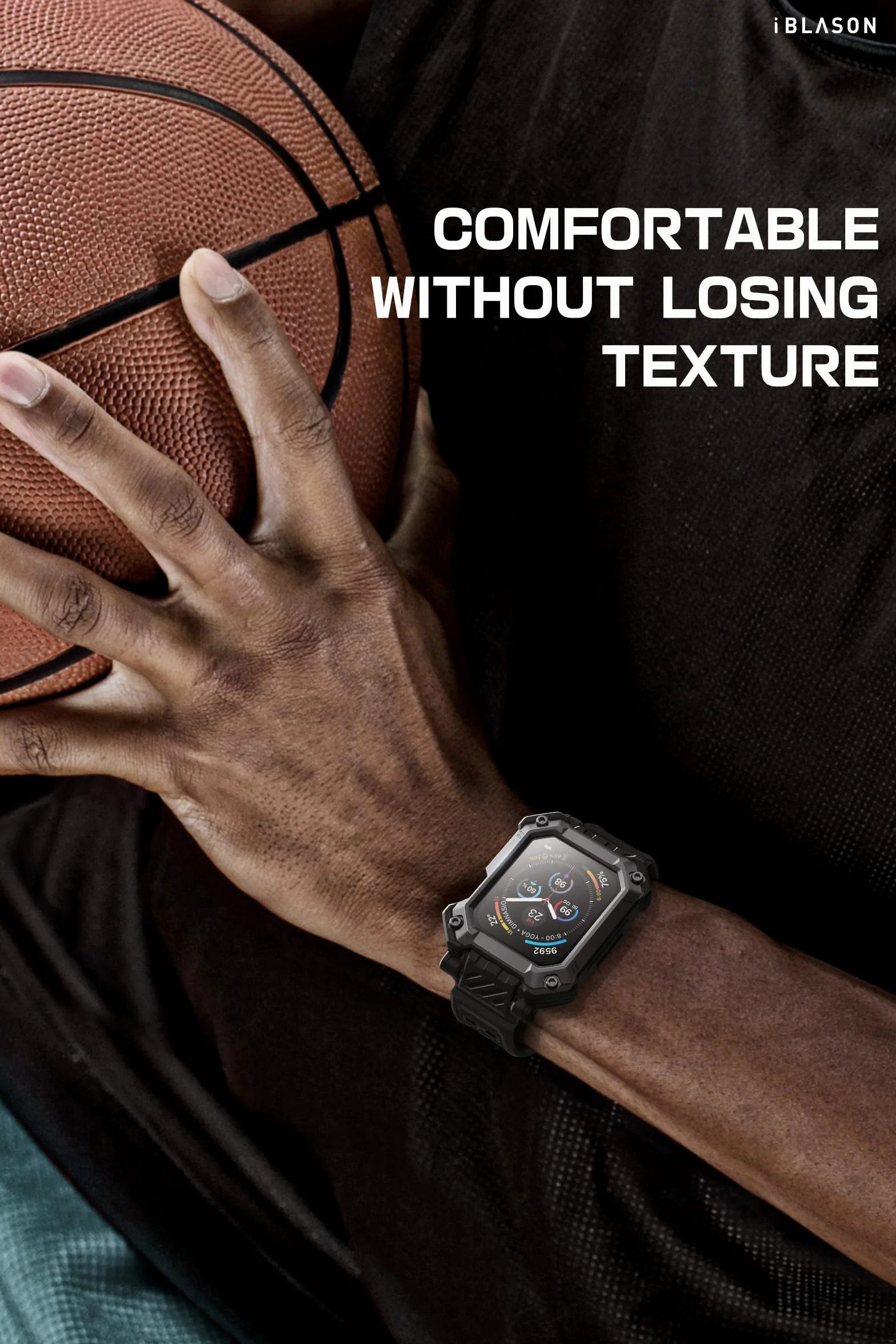 i-Blason Armorbox Etui do Apple Watch Series10 46 mm z regulowanym paskiem odpornym na wstrząsy