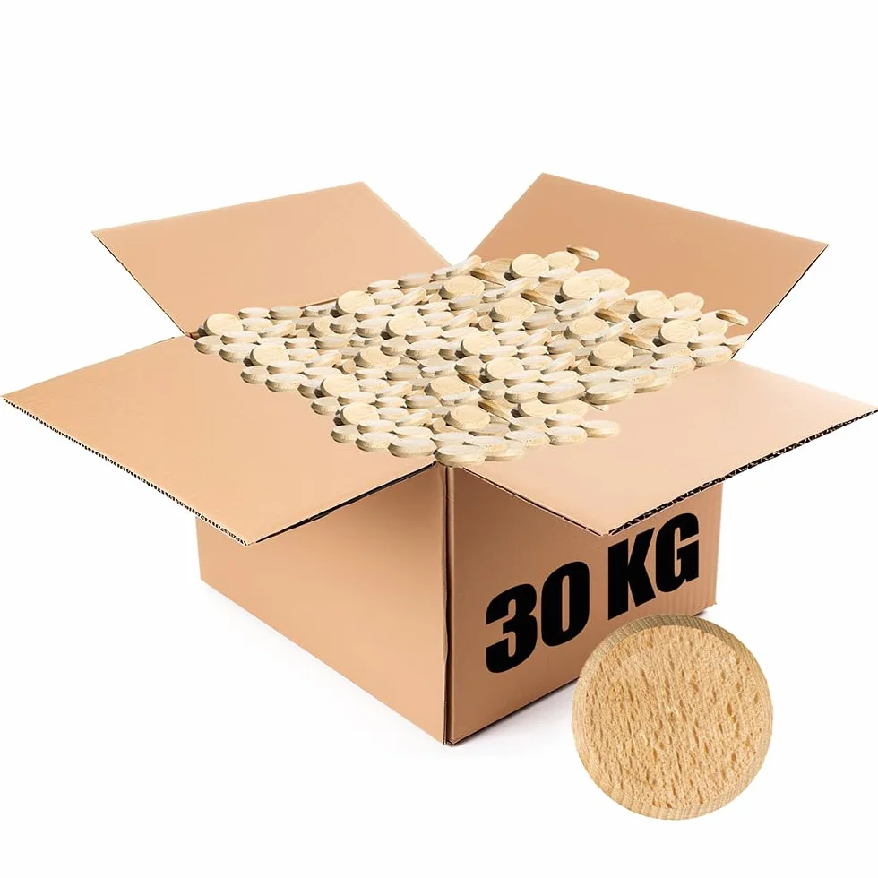 POSH ekologiczna podpałka do ognia, ekologiczna, naturalna podpałka do kominka, przyjazna dla środowiska, 100% naturalna, drewno do rozpałki, suche kawałki drewna, grill, drewno kominkowe (30 kg)