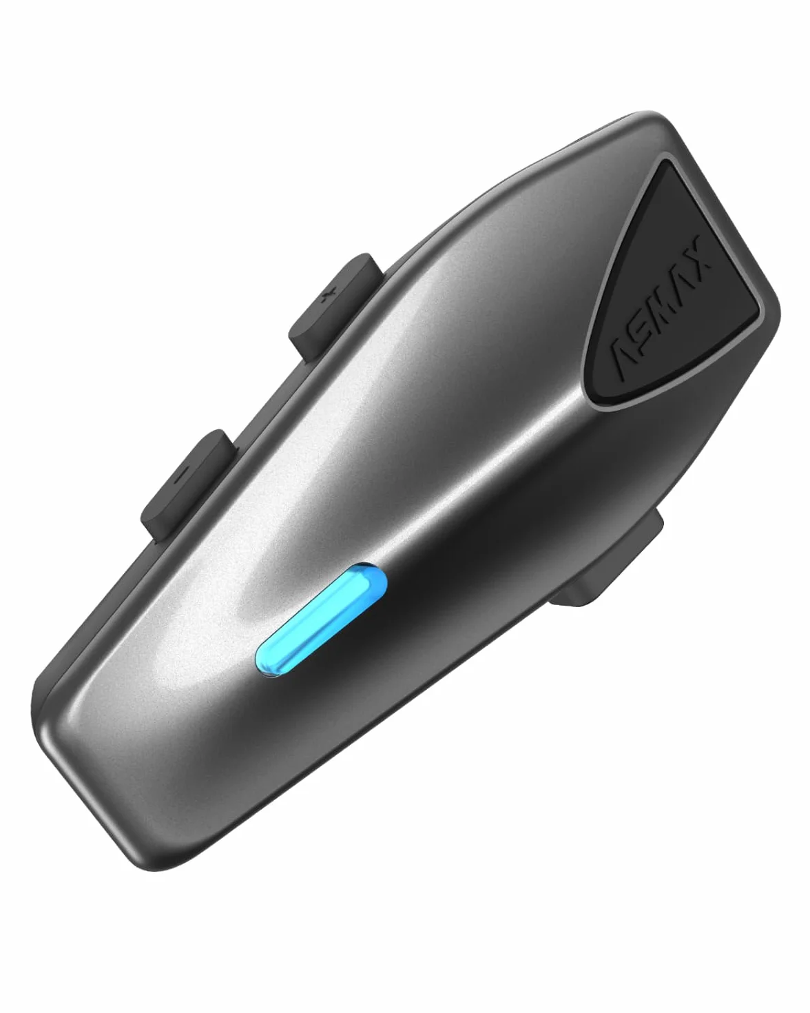 ASMAX S1 Kask Motocyklowy Bluetooth z Inteligentną Kontrolą Głosową, Systemy Komunikacyjne Mesh, Anulowanie Szumów/Odporny na Wodę/Radio FM/Aktualizacja FOTA, Zestaw Słuchawkowy Interkom dla 8