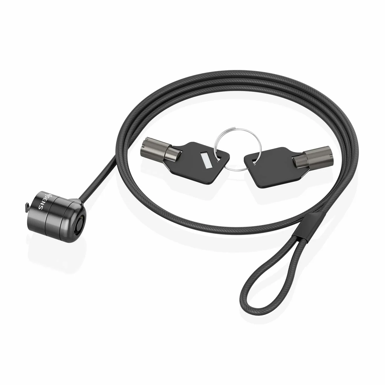 Aisens Kabel zabezpieczający ASLK-D40K04-BK 1,5 m