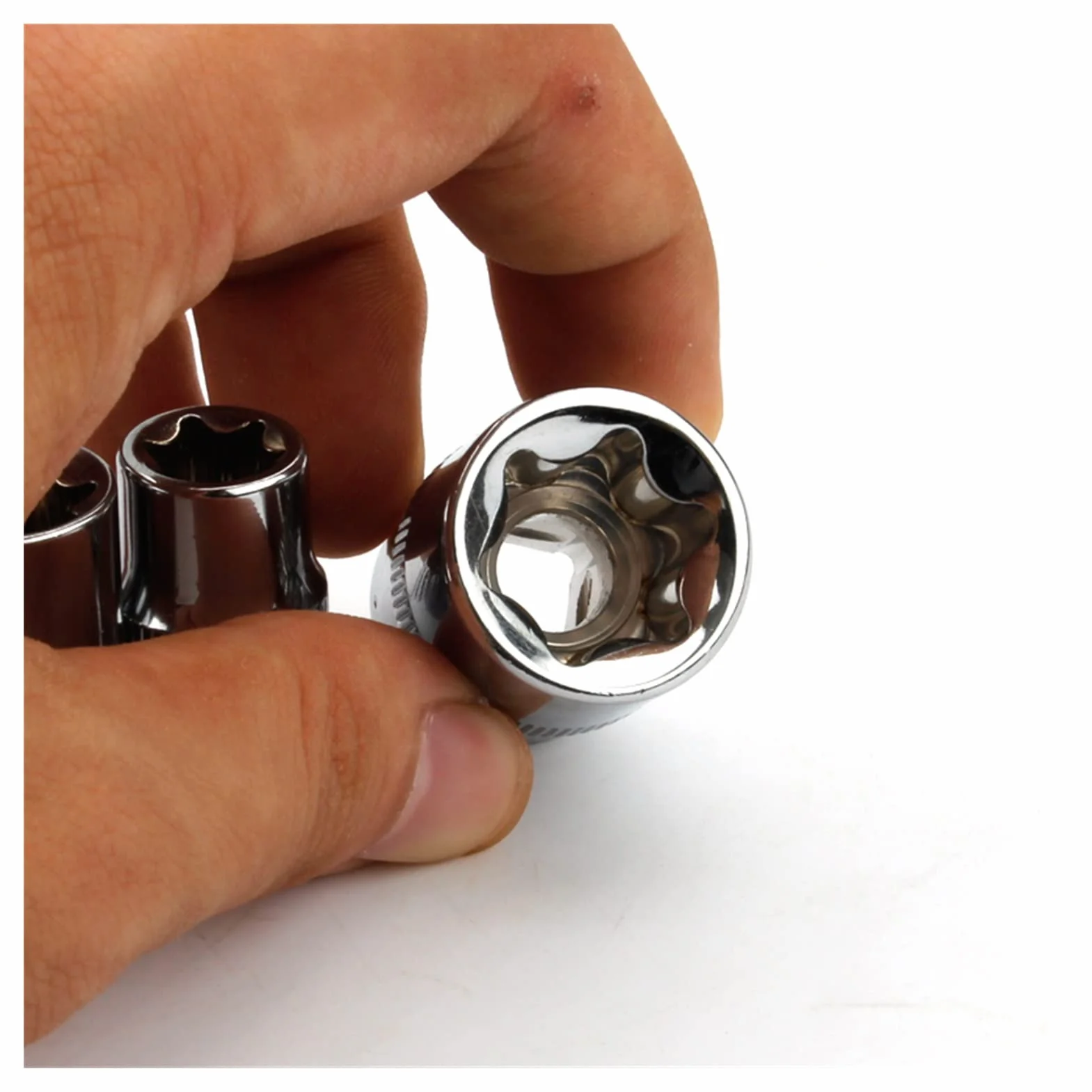 Dopasuj do materiału CRV 14 sztuk/zestaw E Set Sock Socket Socket 1/2 "3/8" 1/4" E4 - E24. Naprawa narzędzia narzędzia ręczne Zestaw wysokiej kwadratu