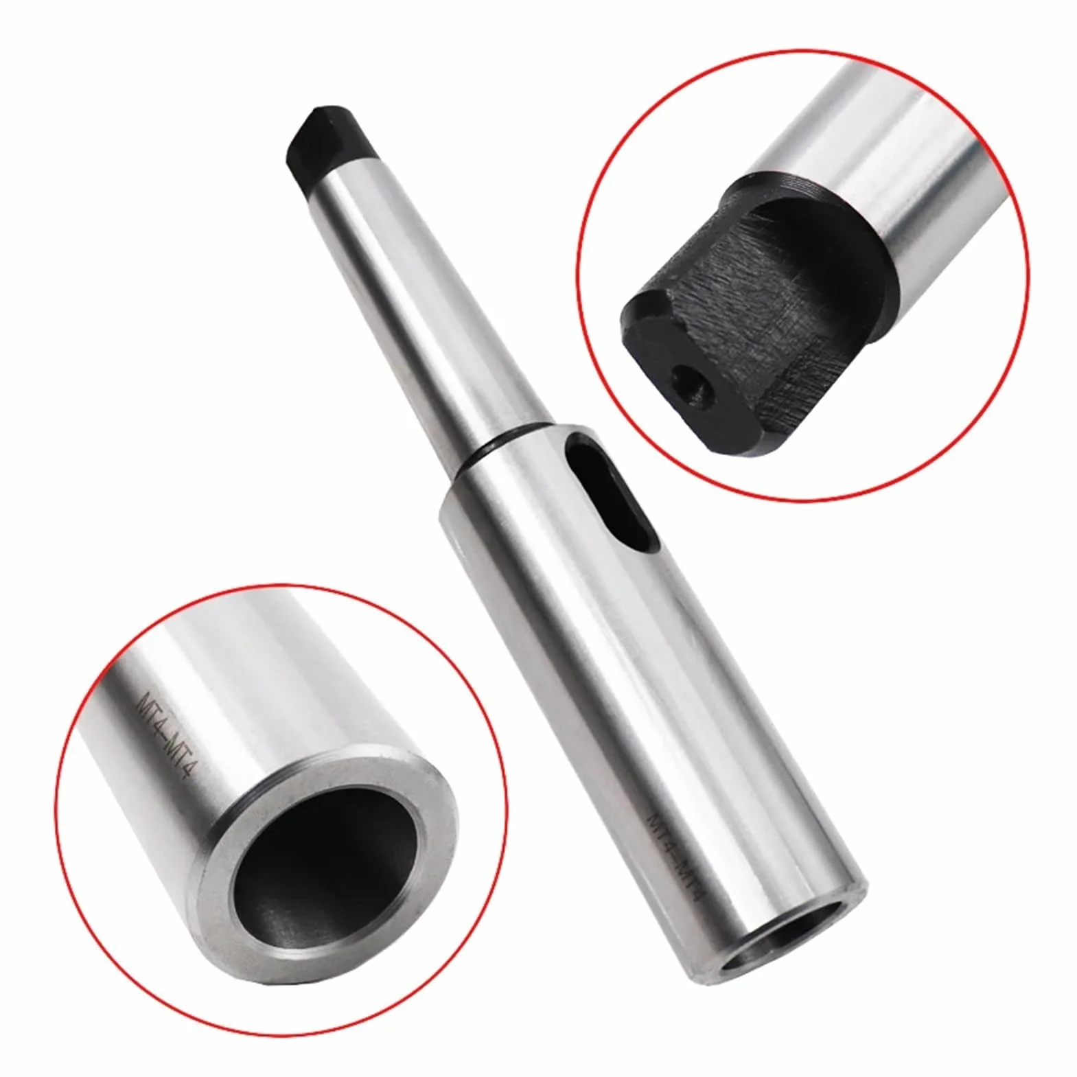 Morse'a tuleja redukcyjna stożkowa Morse'a, adapter przedłużający tuleja redukcyjna, tuleja wiertnicza, MT1, MT2, MT3, MT4, MT5, MT6 (MT3-MT4)