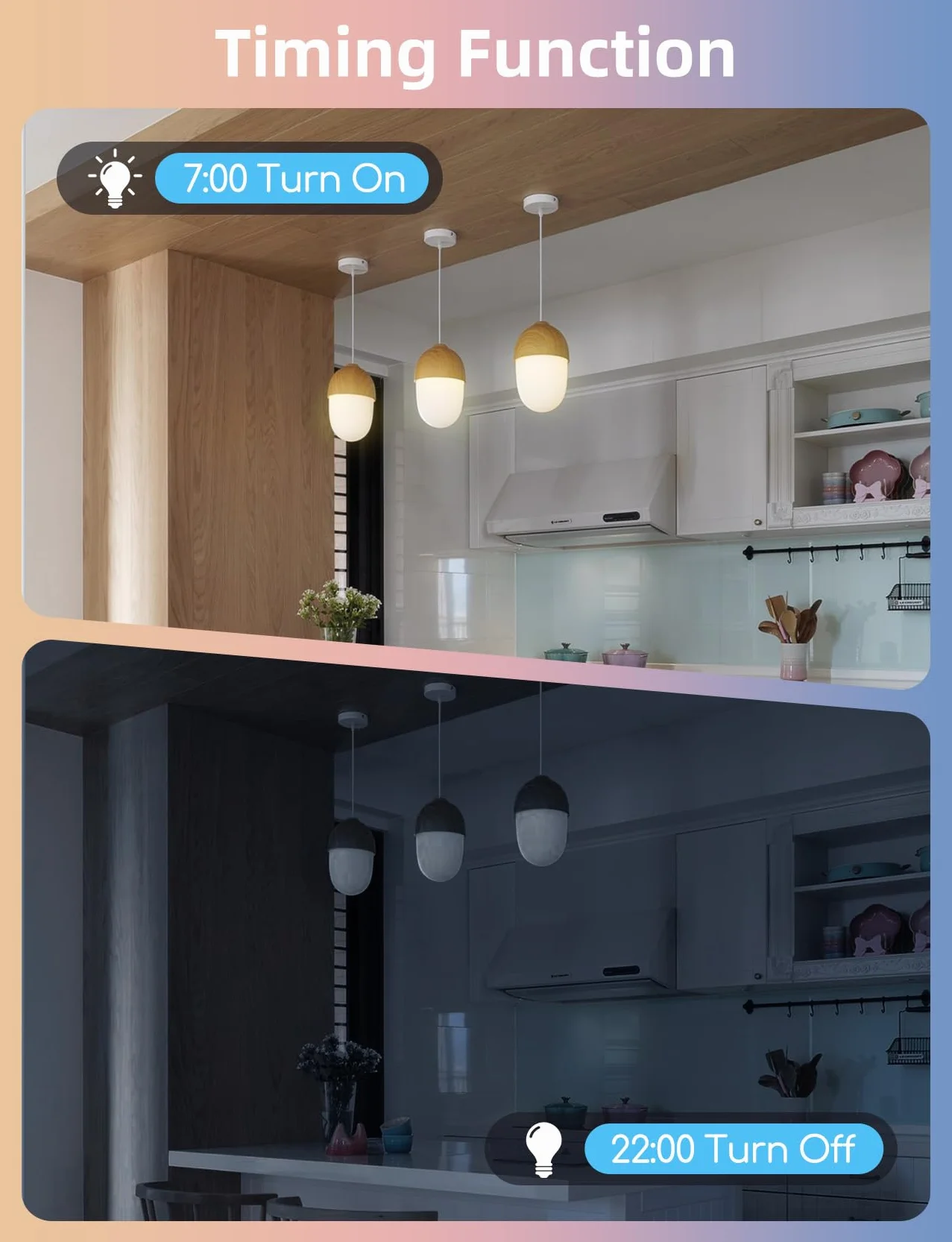 Aigostar - Inteligentna żarówka G45 Mesh Bluetooth. 2700–6500K, ściemnialna RGB. Gwint E14, 6,5 W, 555 lm. Inteligentna żarówka LED kompatybilna z Alexą. W zestawie pilot. 2 sztuki