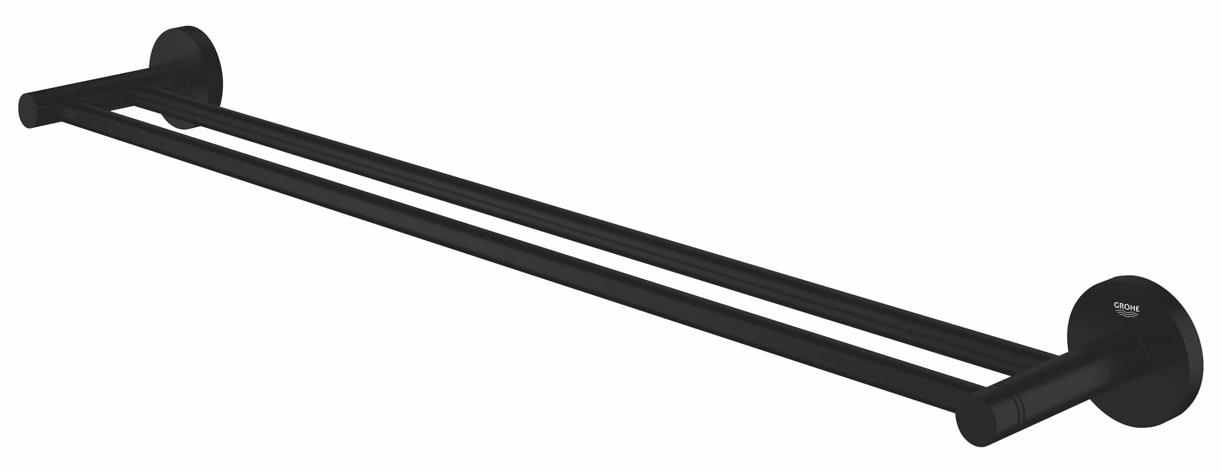 GROHE 412032430 Start Double Towel Bar podwójny uchwyt na ręczniki kąpielowe, matowy czarny