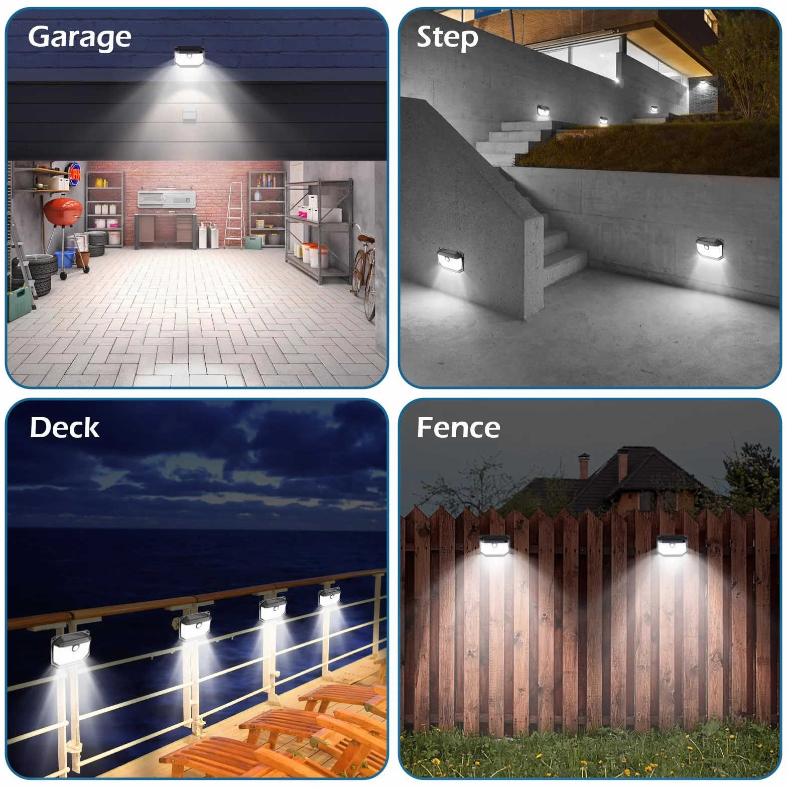 Solarna lampa zewnętrzna z czujnikiem ruchu, 230 diod LED, 3 tryby pracy, lampa solarna do użytku na zewnątrz, IP65, wodoszczelna lampa solarna do ogrodu, garażu, na zewnątrz (2 sztuki)