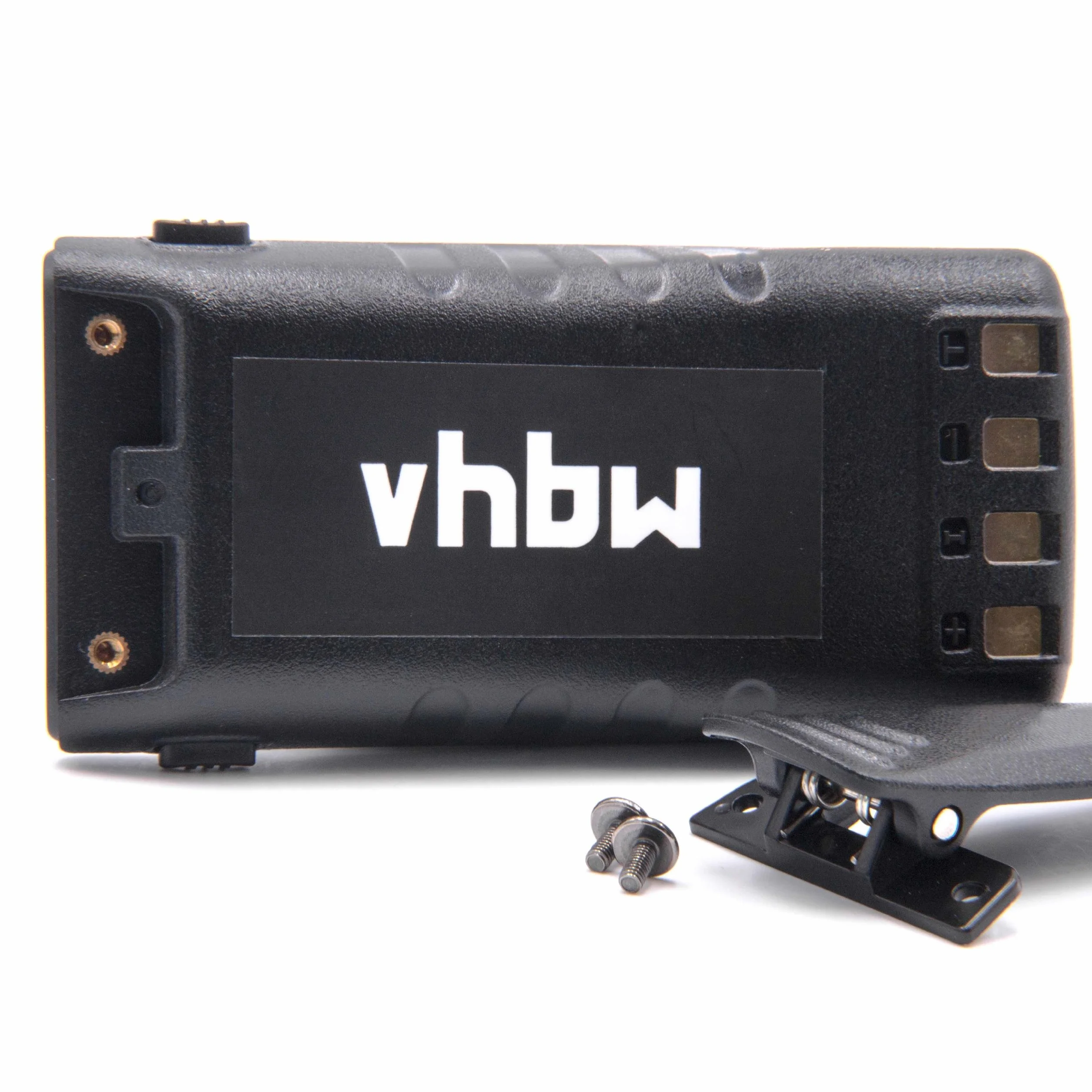 vhbw Akumulator kompatybilny z Wouxun KG-UV9D, KG-D901, KG-UV9D Plus, KG-UV9G, KG-UV9K, krótkofalówka (3200 mAh, 7,4 V, litowo-jonowa) + klips do paska