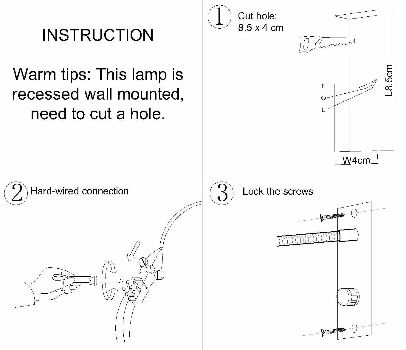 Meanyee Lampa ścienna do czytania zagłówek lampka nocna z przełącznikiem obrotowym/bezstopniowe ściemnianie/regulowane ramię/osadzone/szczotkowany nikiel/ciepła biel 3000 K Cree LED/MY-WN065