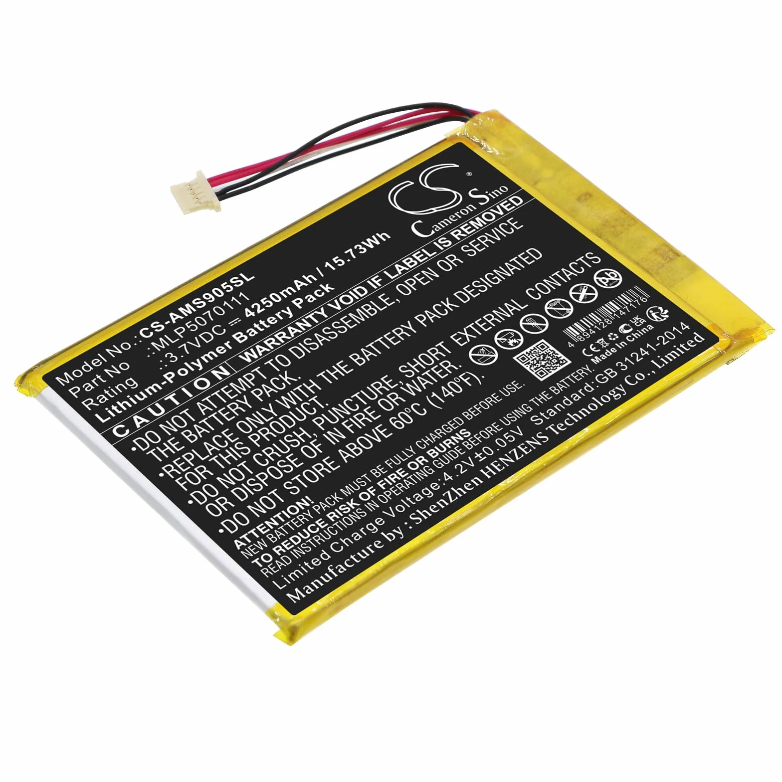 Bateria 5000mAh kompatybilna z AUTEL DS808, IM508, MK808, MaxiSys Mini