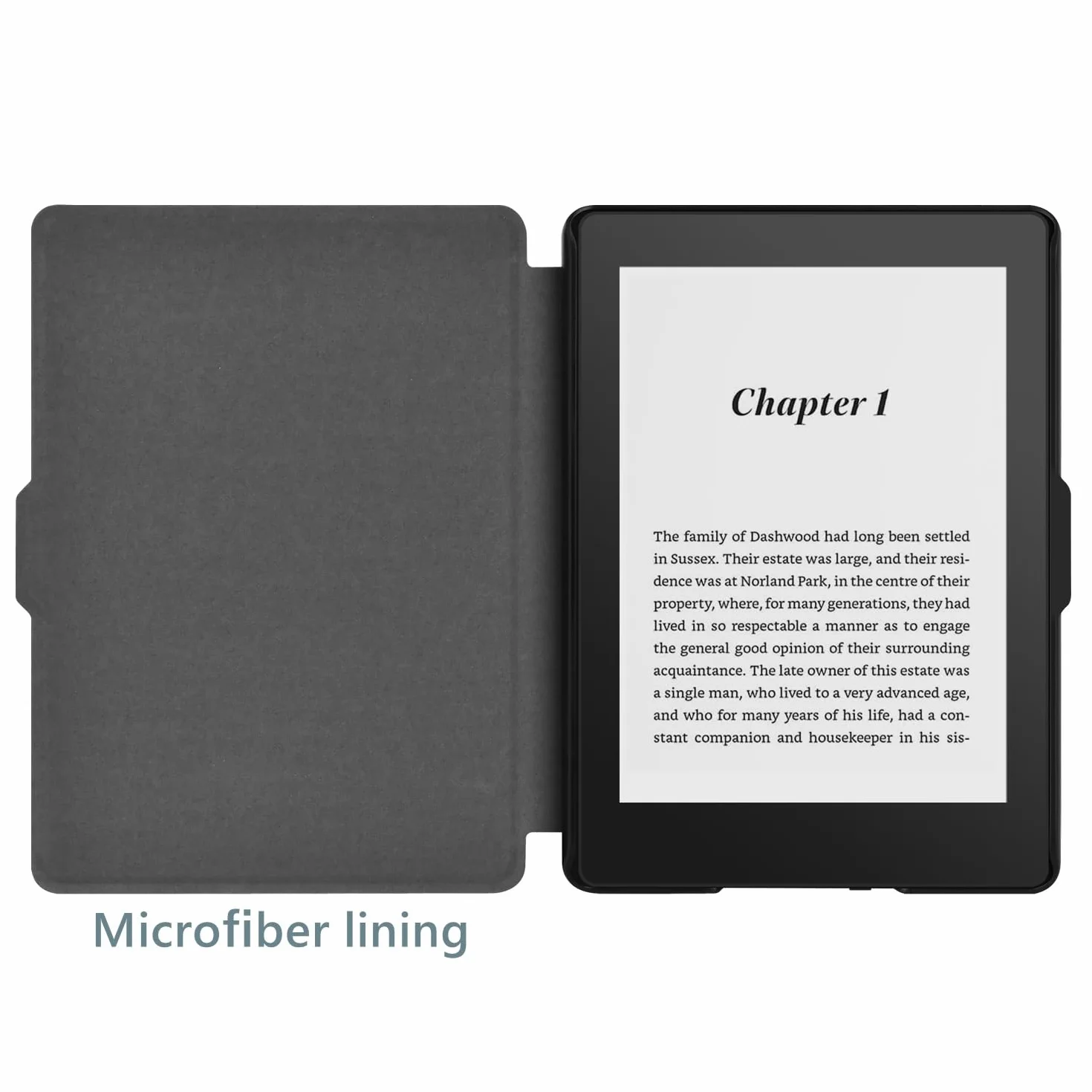 Zcooooool Antypoślizgowe etui na 6-calowy Kindle Paperwhite (7./6./5. generacji - model 2015/2013/2012: DP75SDI lub EY21) etui PU Paperwhite Cover