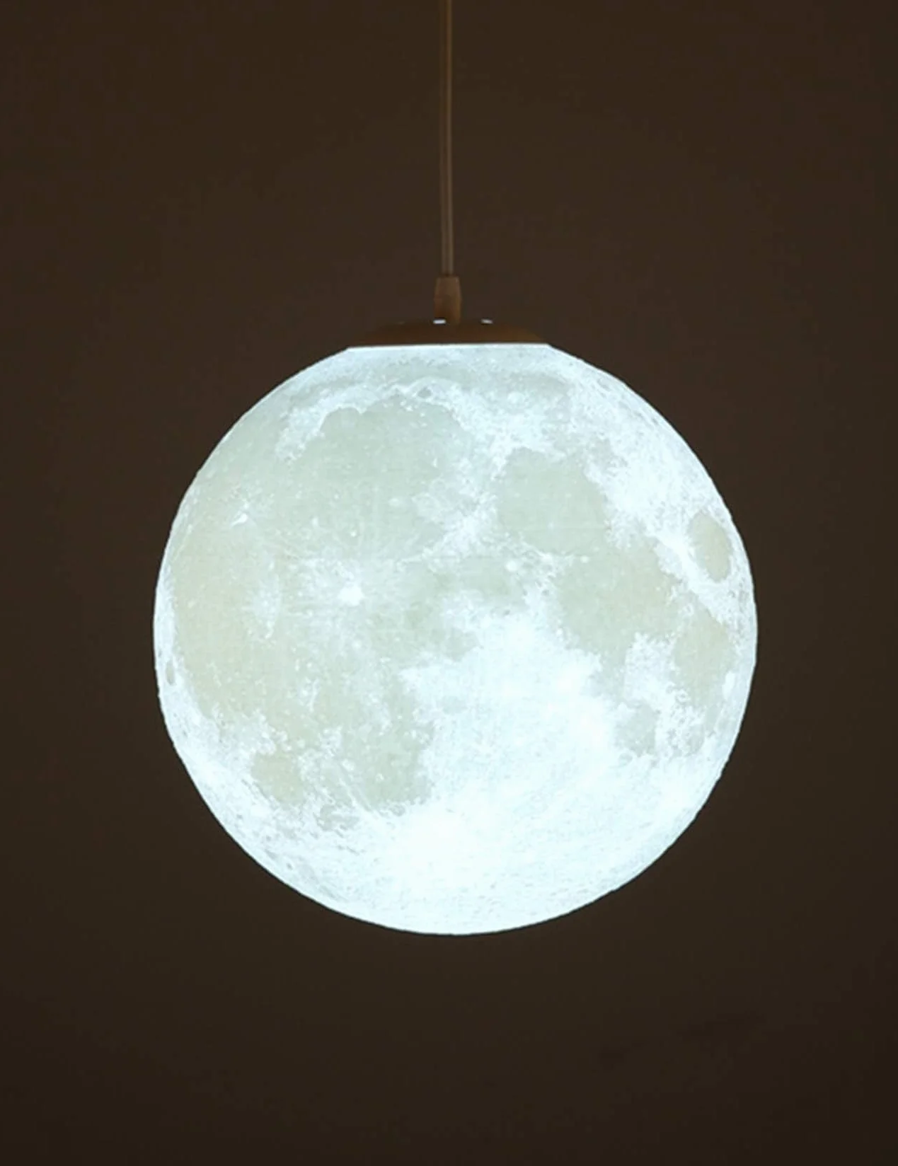 Lampa wisząca księżyc, nadruk 3D, lampa sufitowa, przemysłowa lampa dekoracyjna, lampa księżycowa, lampa sufitowa, lampa księżycowa, z regulacją wysokości, do pokoju dziecięcego, restauracji
