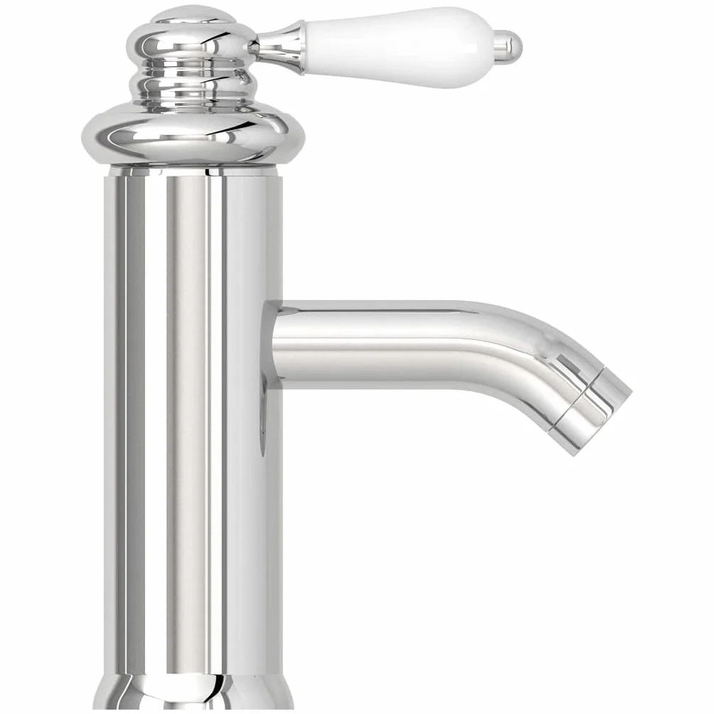 Chromowana bateria umywalkowa z mieszaczem jednouchwytowym, 130 x 180 mm, mosiężna bateria mieszająca cynk, kartusz 40 mm, elastyczny wąż ze stali nierdzewnej do łazienki, kuchni, sanitarnej