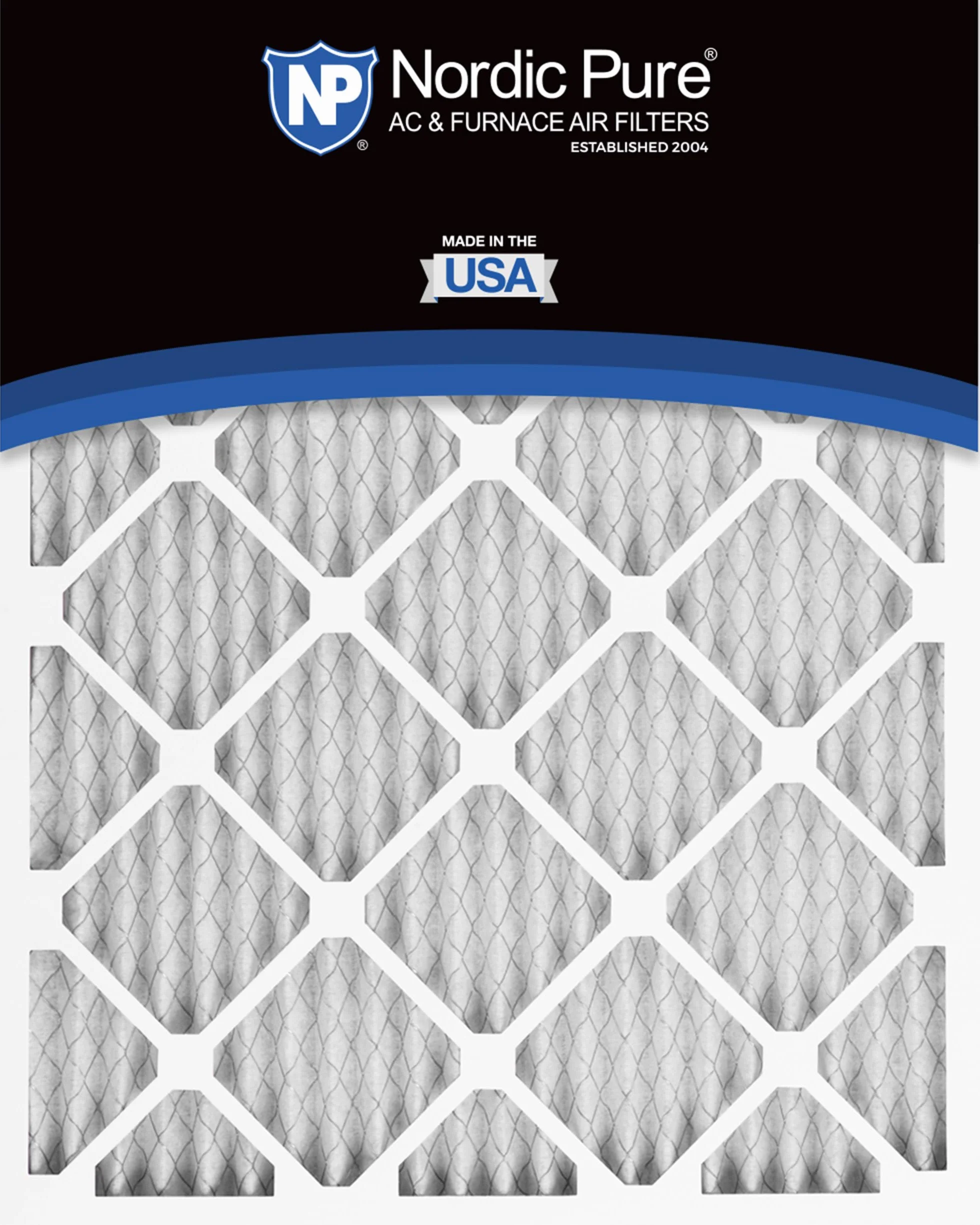 Nordic Pure 20 x 20 x 1 MERV 12 plisowanych filtrów powietrza do pieca AC, 6 szt