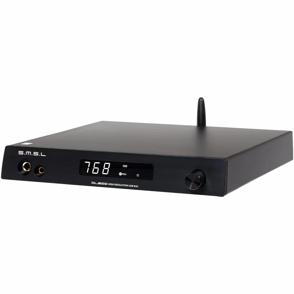 S.M.S.L DL200 wzmacniacz słuchawkowy ES9039Q2M MQA XMOS PCM768kHz/32bit DSD512 Bluetooth