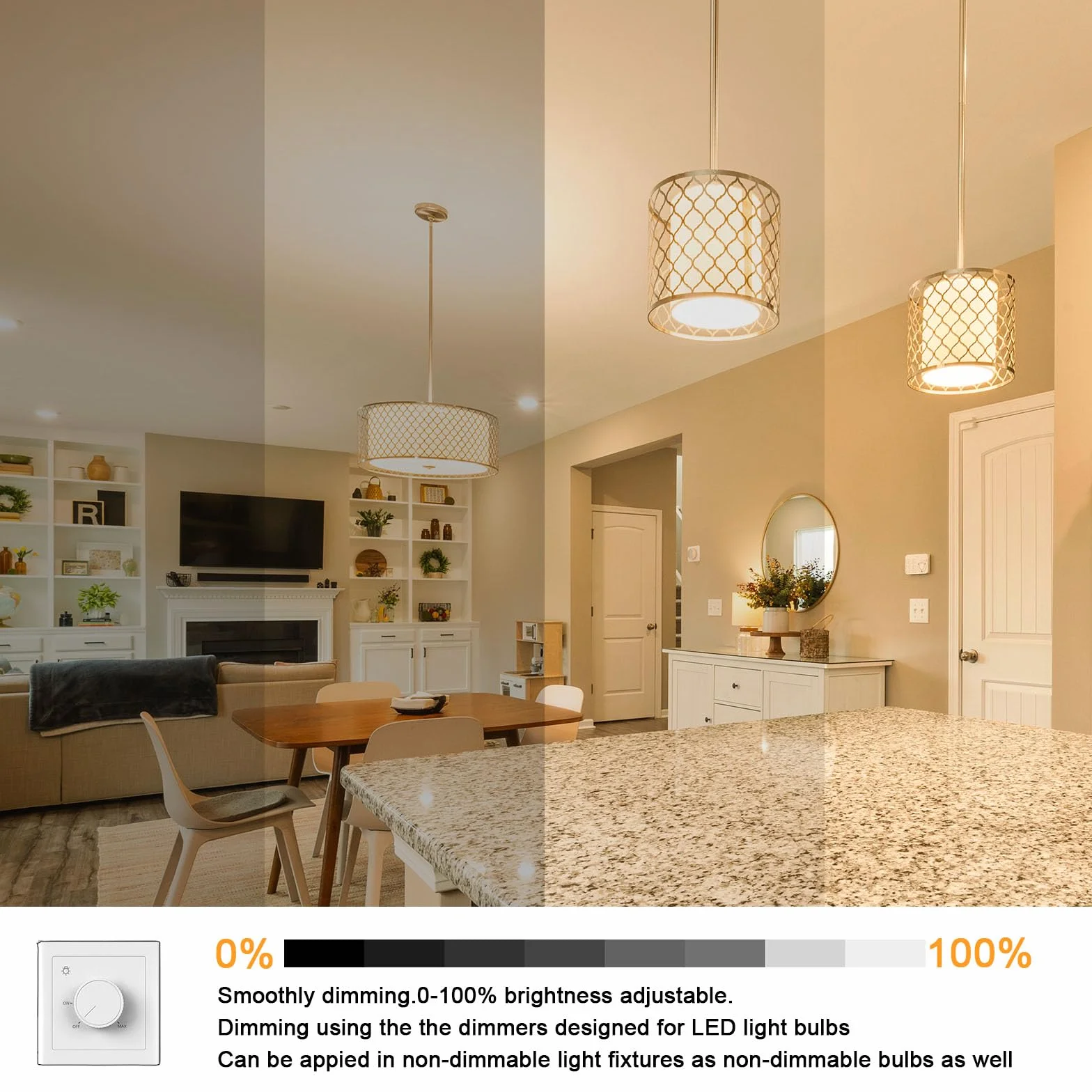 B15D żarówka LED z możliwością ściemniania, 230 V, 10 W, zastępuje żarówkę 70 W-100 W, ciepła biel, 3000 K, 950 lm, podwójny styk, bagnet, super jasne żarówki, 2 sztuki