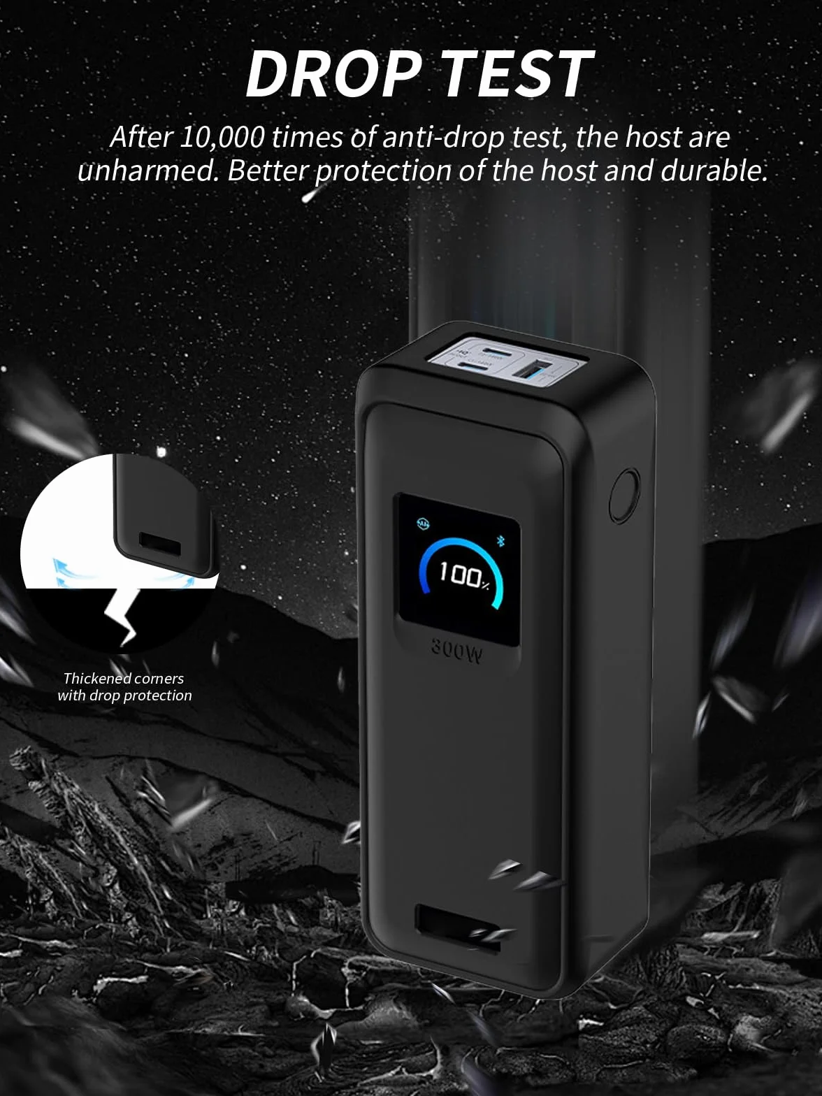 Etui ochronne Anker Prime Power Bank 26250 mAh 300 W silikonowe czarne