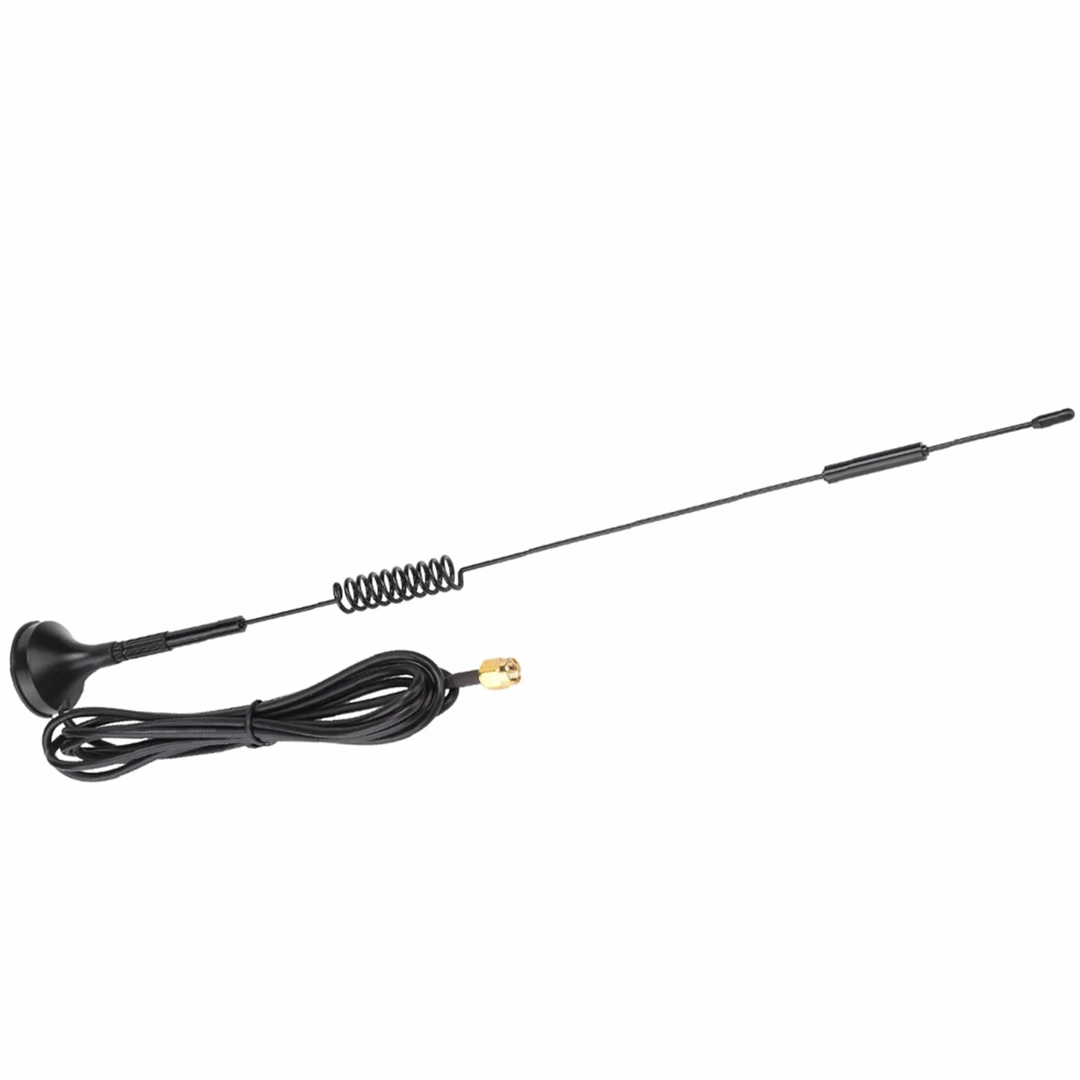 Antena 433 MHz 10 DBi o Dużym Wzmocnieniu, 31 Cm, Wtyk SMA dla Modułu 433 MHz, Magnetyczna Antena Ssąca z Kablem z Czystej Miedzi 174 i dużą stabilnością Sygnału
