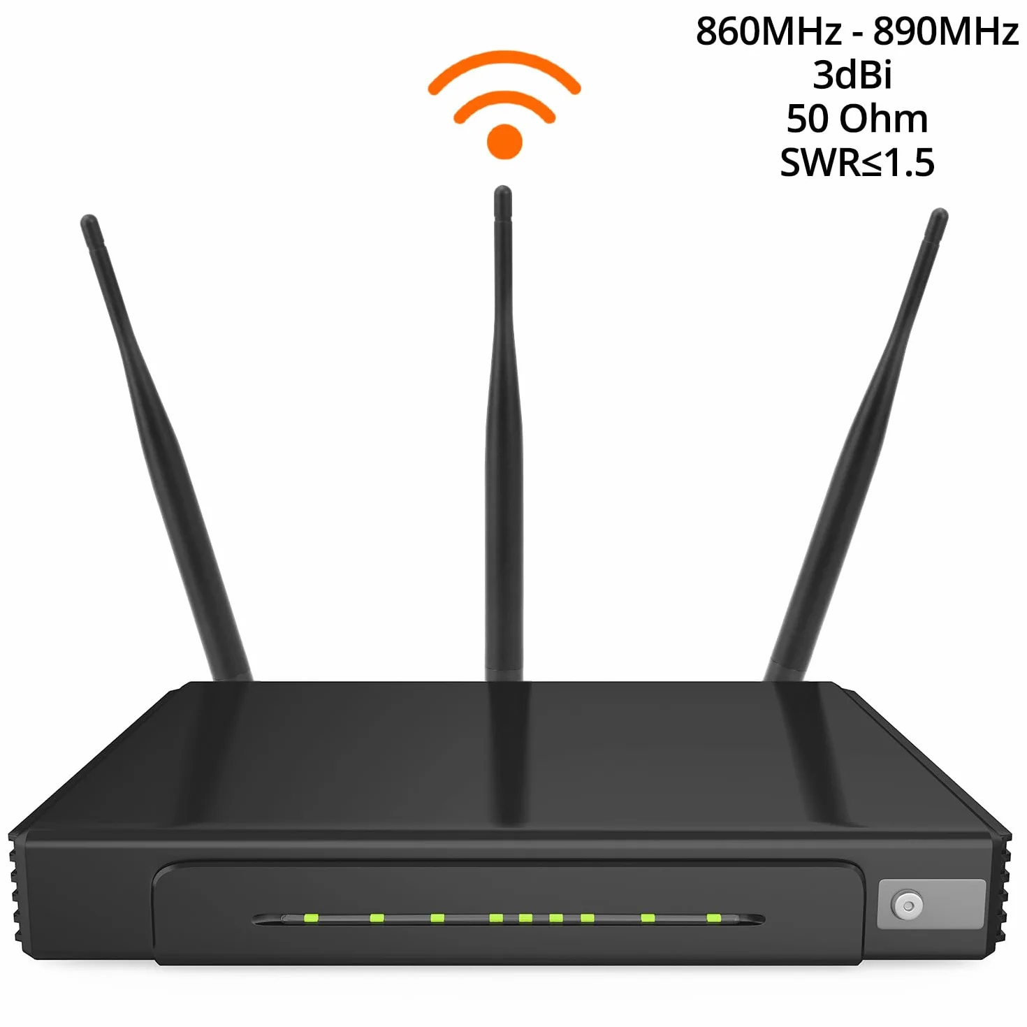 QWORK 2 sztuki 868mhz antena dookólna ze złączem SMA, pochylana i obrotowa