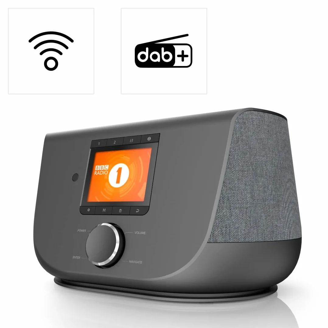 Hama Radio cyfrowe internetowe DIR3300SBT FM DAB/DAB+ Bluetooth WLAN 20W stereo czarne