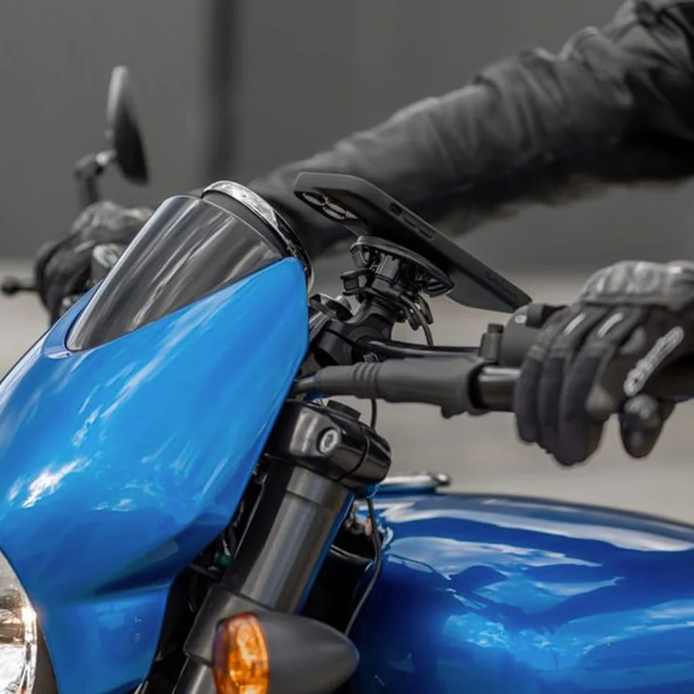 Quad Lock Uchwyt Telefonu Motocyklowy PRO Zestaw z Amortyzatorem Drgań Galaxy S25 MAG Etui