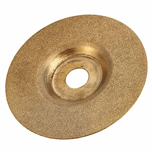 Betonowa tarcza szlifierska diamentowa, Diamentowa tarcza szlifierska 4-calowa do szlifierek kątowych, metalowa, trawiasta, 100x16 mm
