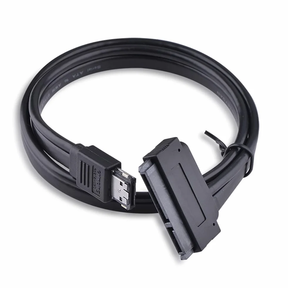 Kabel eSATAp Power ESATA USB 2.0 Combo 50 cm 12 V 5 V SATA do 2,5" 3,5" dysku twardego