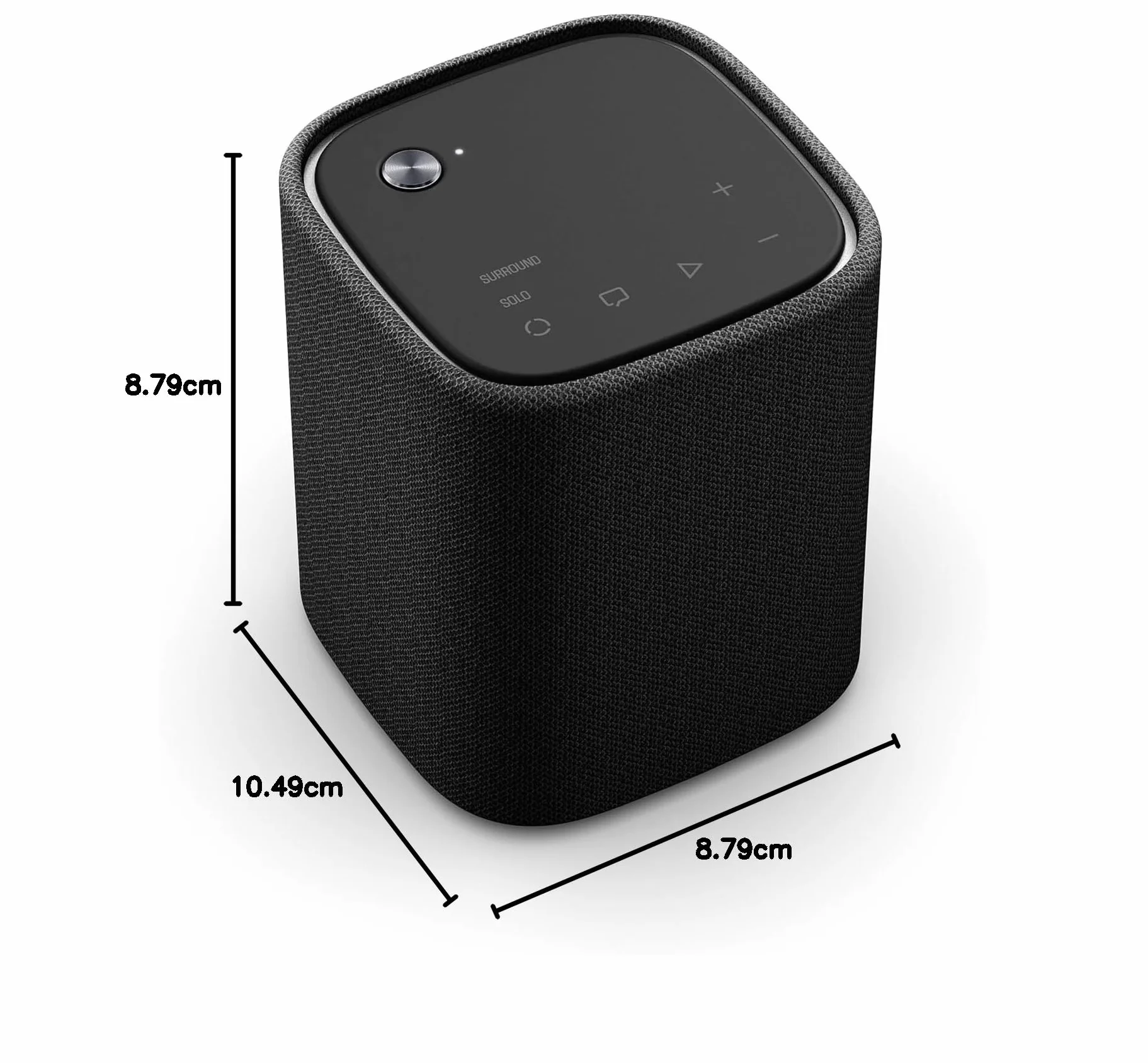 YAMAHA TRUE X 1A bezprzewodowy przenośny głośnik Bluetooth do Soundbar TRUE X BAR, z wodoodporną i pyłoszczelną konstrukcją, IP67 i Clear Voice, czas pracy do 12 h, czarny