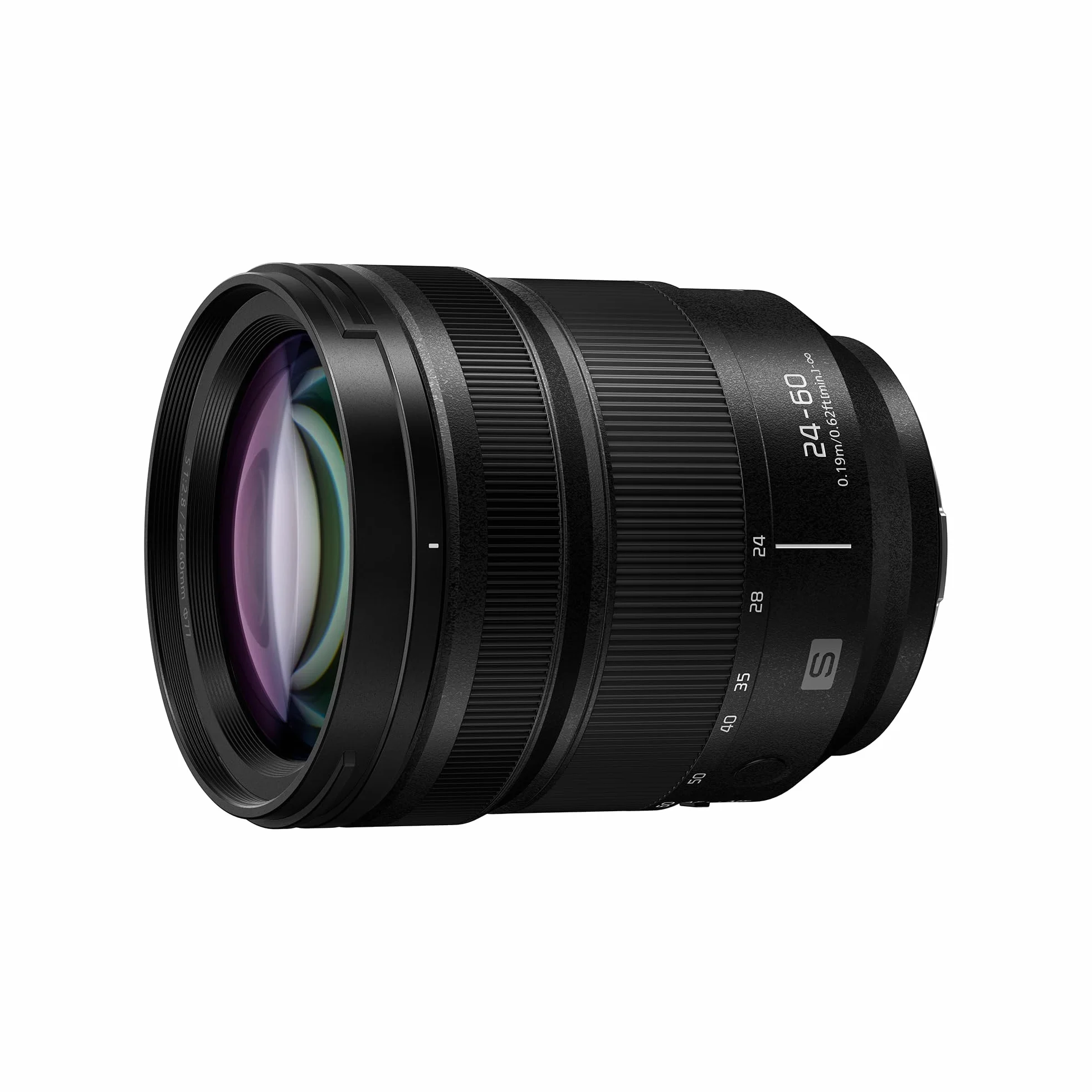 Panasonic LUMIX S-E2460E Obiektyw L-Mount 24-60 mm F2,8 Pełnoklatkowy Zoom Szerokokątny Odporny na Kurz Zachlapania Mróz Czarny
