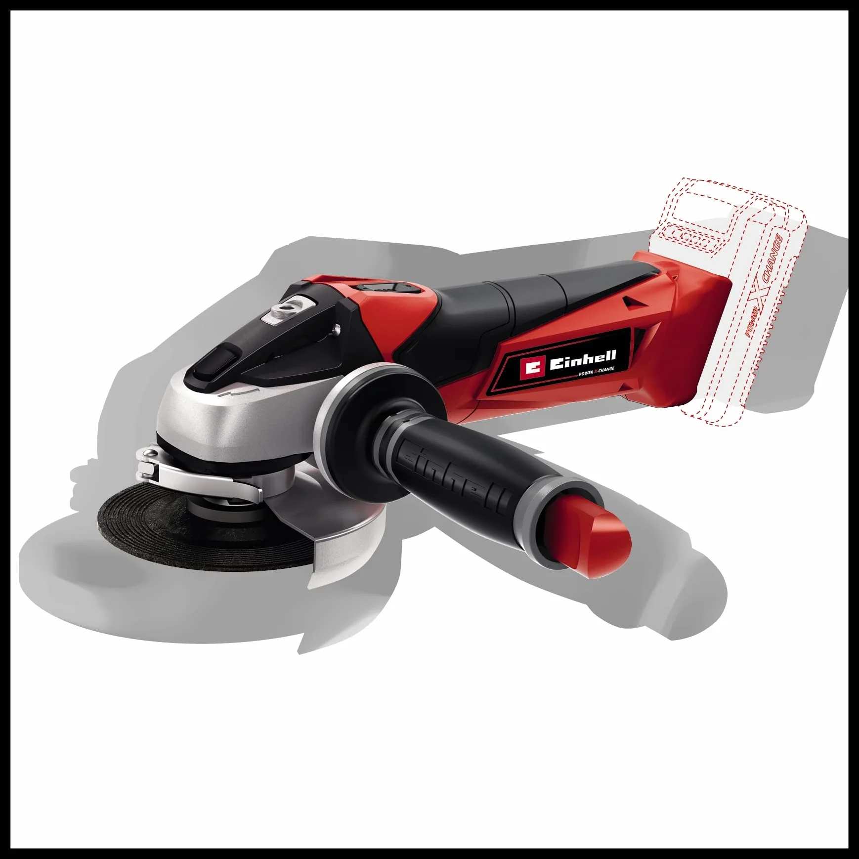Einhell Te-Ag 18 Li - Solo Szlifierka, Czarny/Czerwony, ‎26.5 x 13.3 x 11 cm; 1.21 kg & Einhell S35 Walizka, Czerwony/Czarny, S