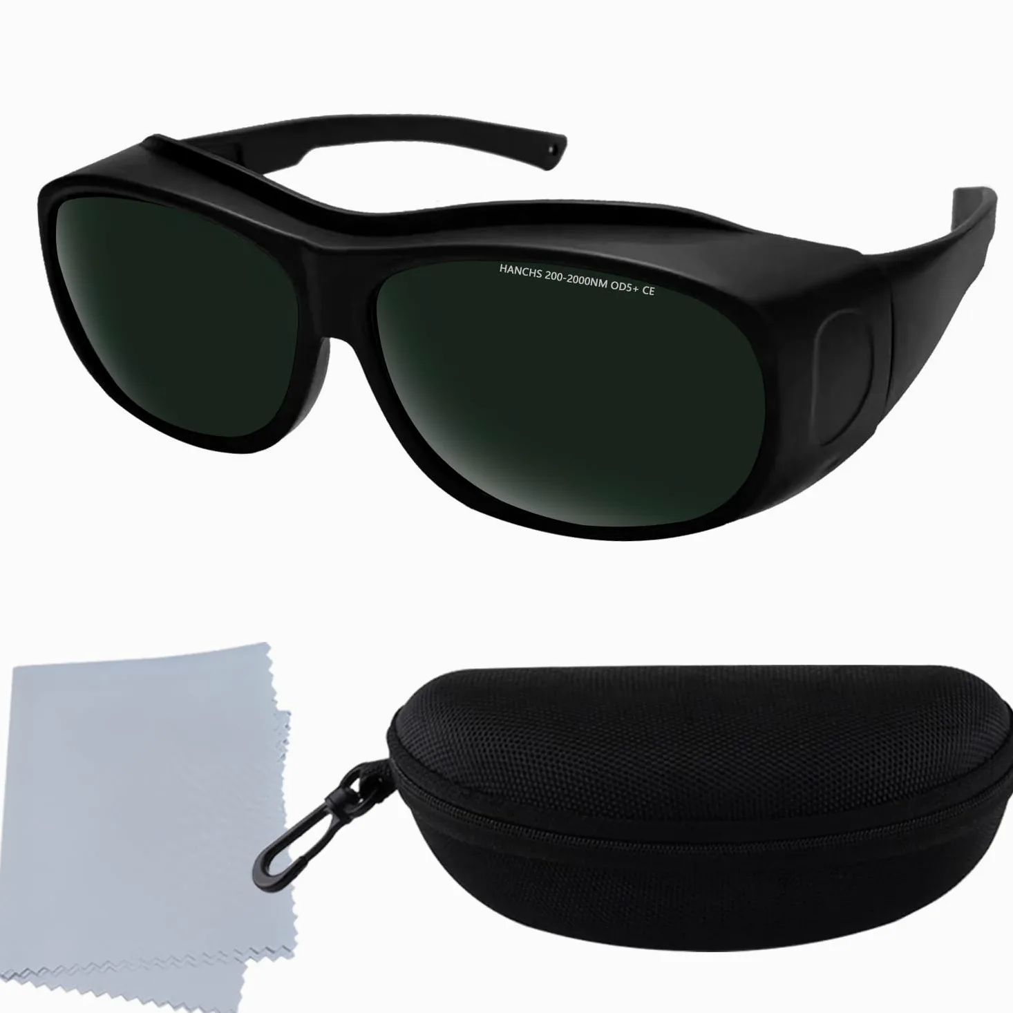 Laserowe okulary ochronne, czerwone światło, blokujące promieniowanie UV, laserowe okulary do laserowej kosmetologii, operatora, ochrony oczu