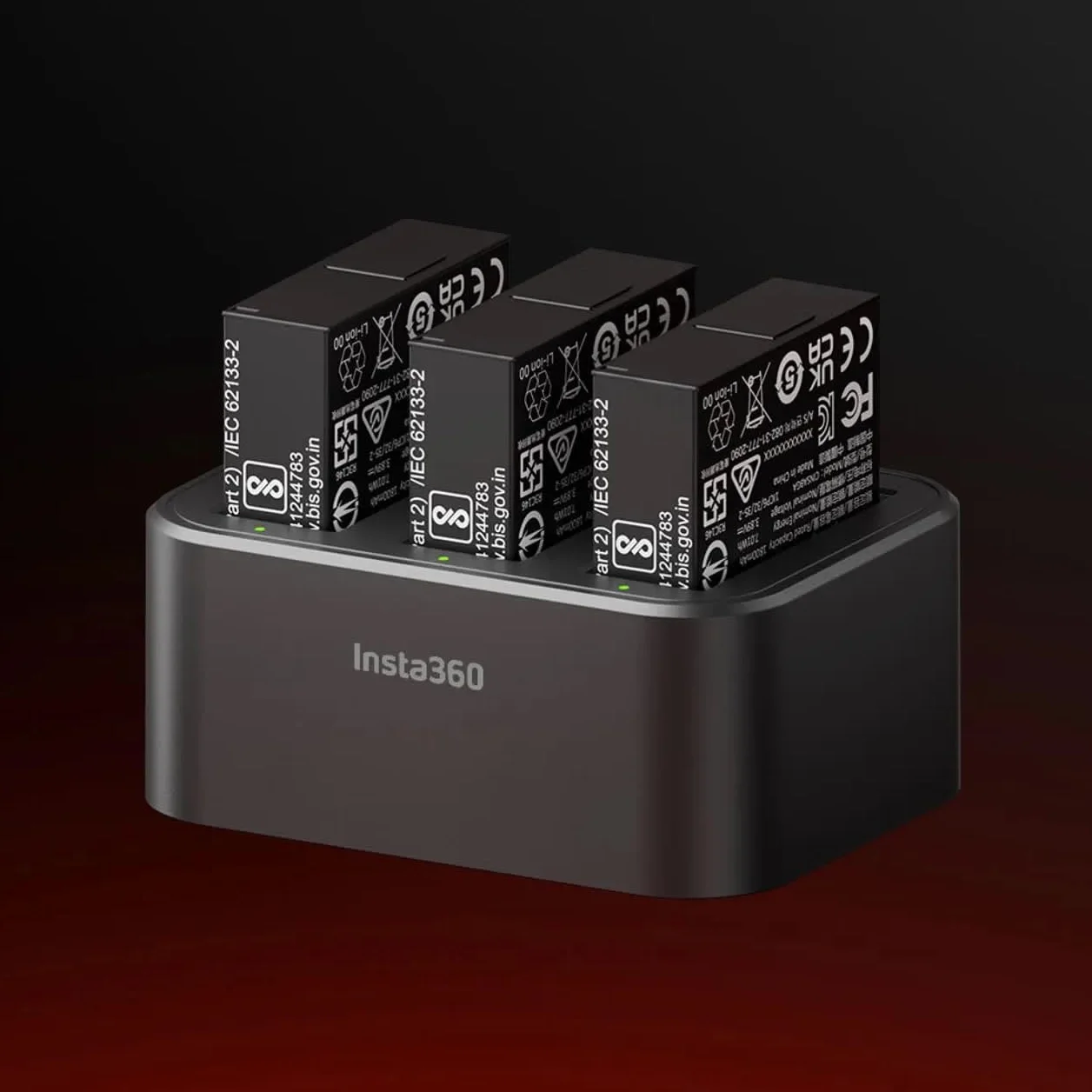 Insta160 Hub szybkiego ładowania do 3 baterii Ace Pro czarny