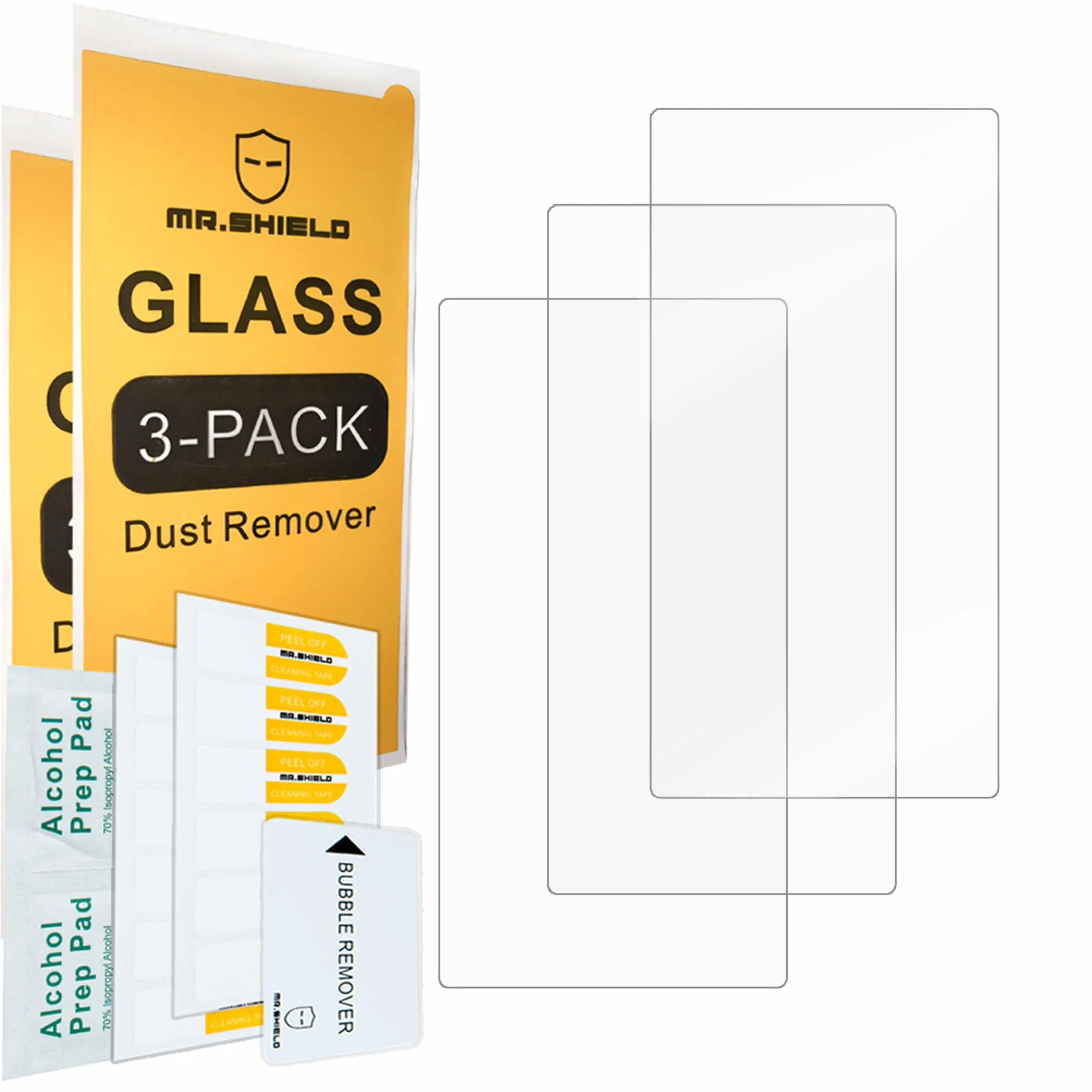 Mr.Shield Ochraniacz Ekranu Szkło Hartowane 9H do Sony Walkman NW-WM1AM2 NW-WM1ZM2 3 Sztuki