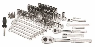 118-Pc. Mechanics SAE/Metric Socket Tool Set, 1/4, 3/8 & 1/2 In. Drive - TV1184829