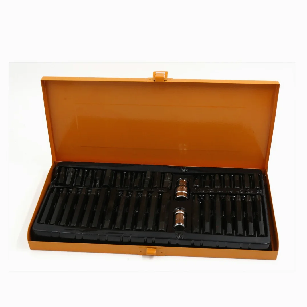 Aexit 40 sztuk czarny sześciokątny zestaw wkrętaków Torx Spline do motocykla samochodowego(40pc hexagone noir tournevis Torx Spline définie pour moto Voiture