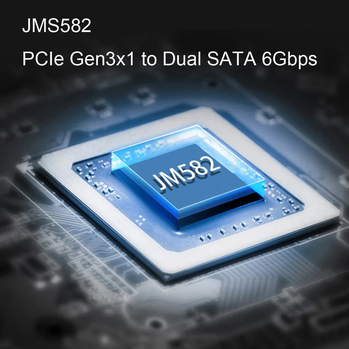 Klucz NGFF A+E PCI Express na SATA 3.0 6 Gb/s podwójny port adapter JMB582 2230