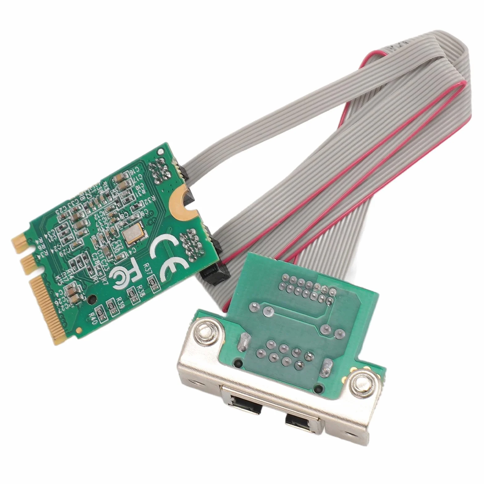Adapter Ethernet M.2 A E Key 2.5G, Karta Sieciowa RJ45 Gigabit Ethernet RTL8125B dla Systemu 7/8/10, Linux